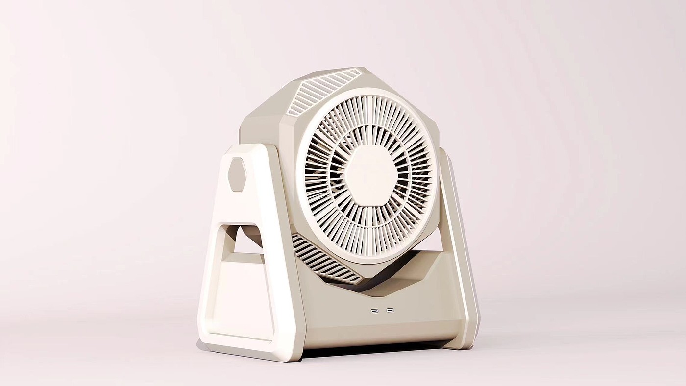 Original design，Industry / products，small home appliances，hardcore aesthetics，Outdoor camping，Fan，