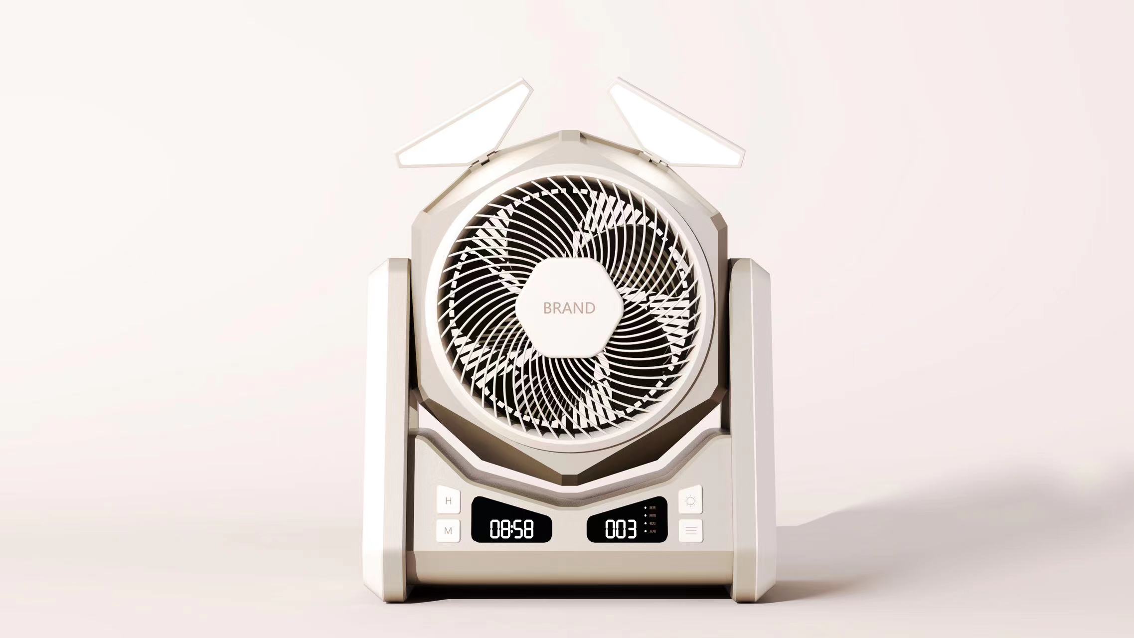 Original design，Industry / products，small home appliances，hardcore aesthetics，Outdoor camping，Fan，