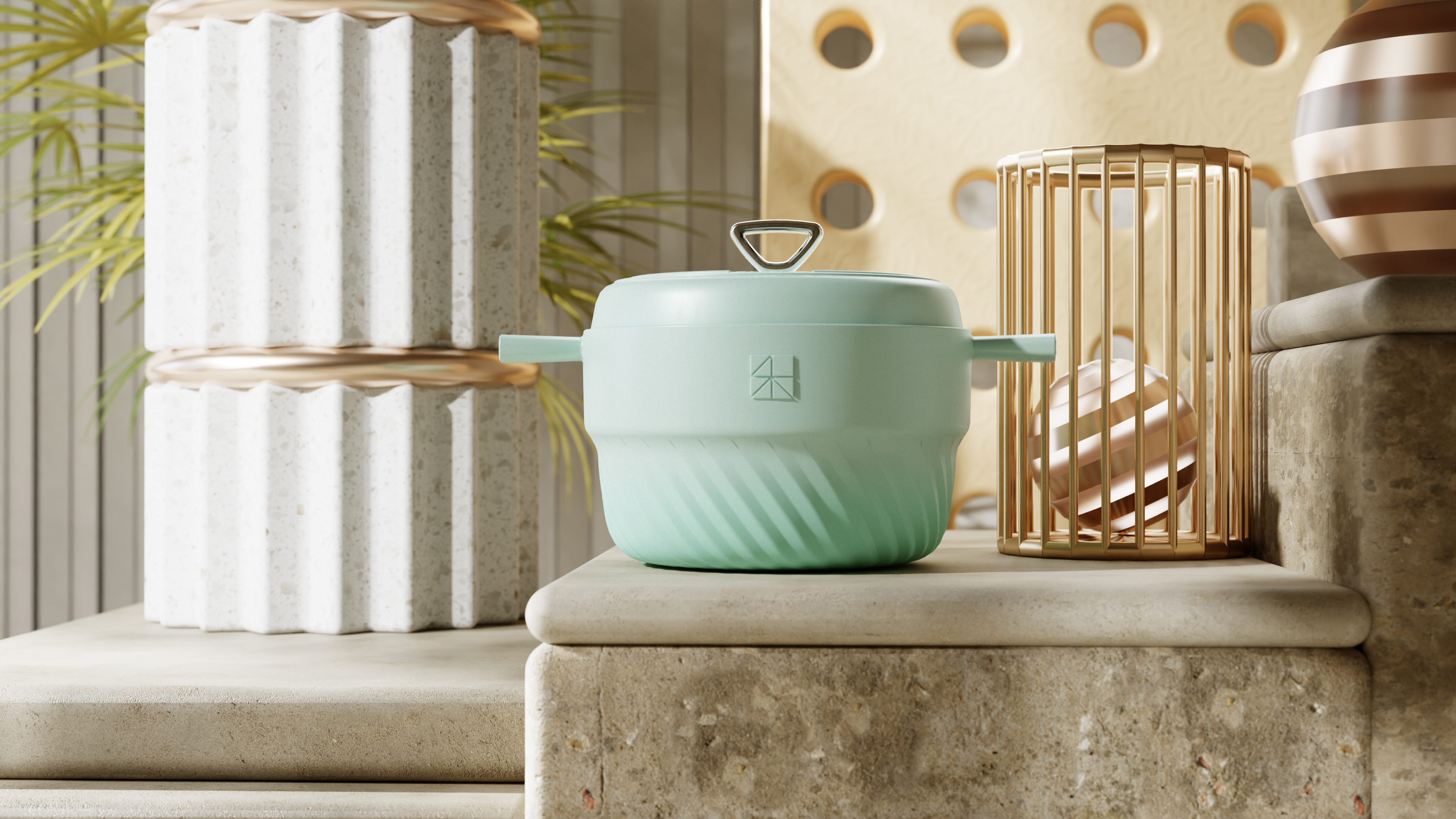 Sanhe，Kitchenware，Enamel pot，Soup pot，High-end kitchenware，Fashion Kitchen，