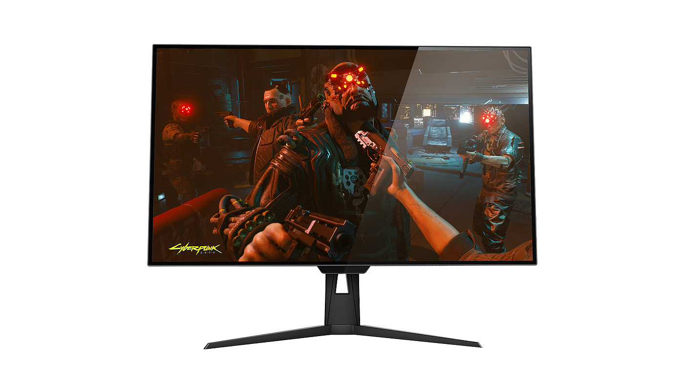 monitor，Appearance design，Mecha，Consumer electronics，pc，E-sports，Cyber，OLED，