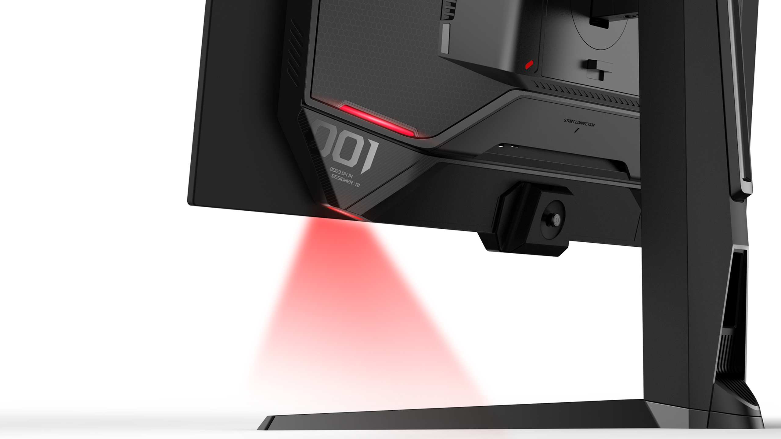 monitor，Appearance design，Mecha，Consumer electronics，pc，E-sports，Cyber，OLED，