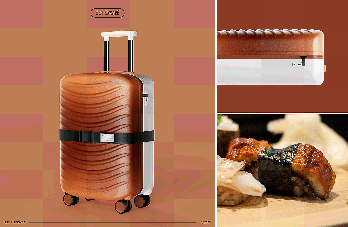 SUSHI，trunk，Draw bar box，originality，