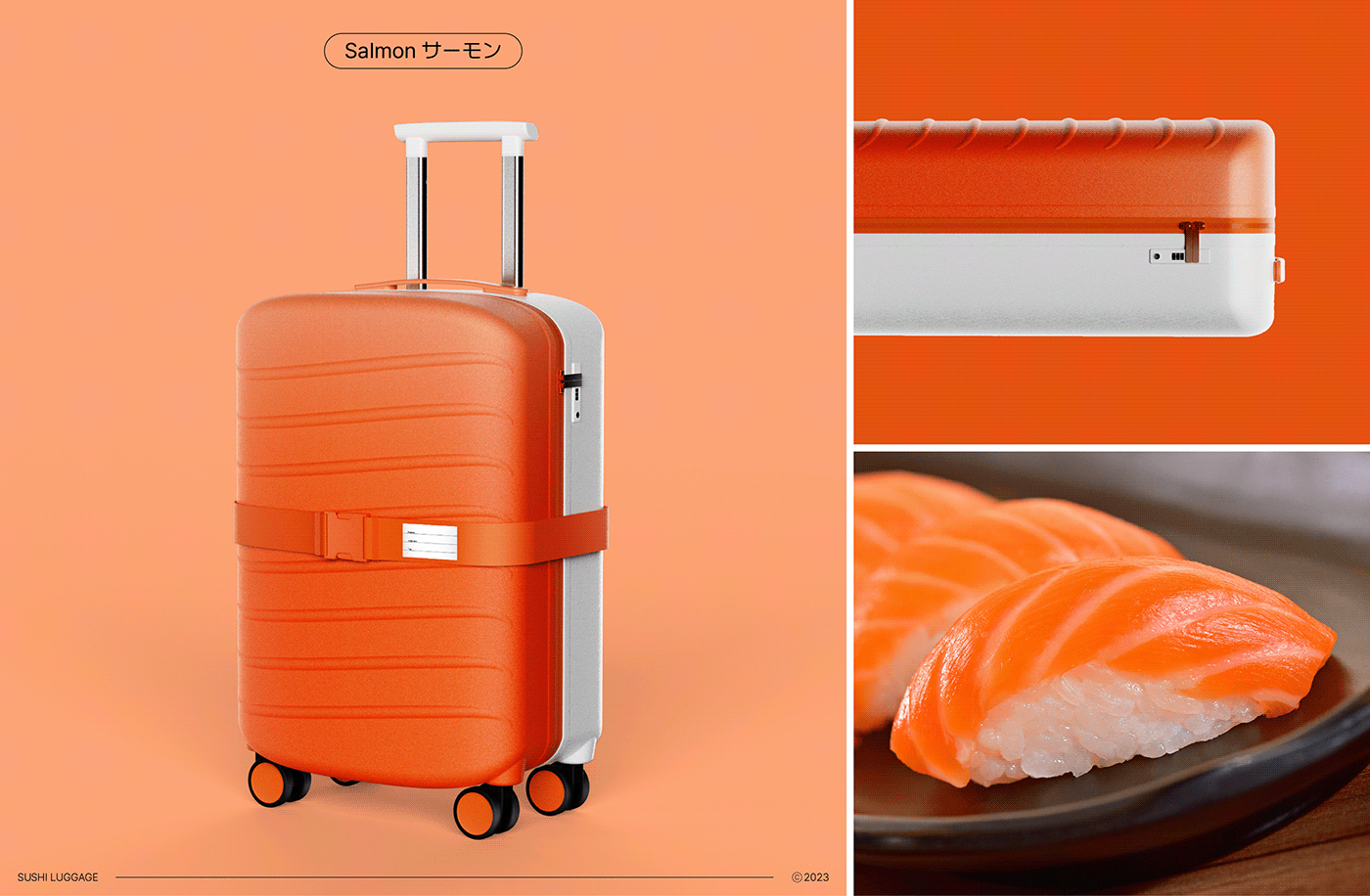 SUSHI，trunk，Draw bar box，originality，