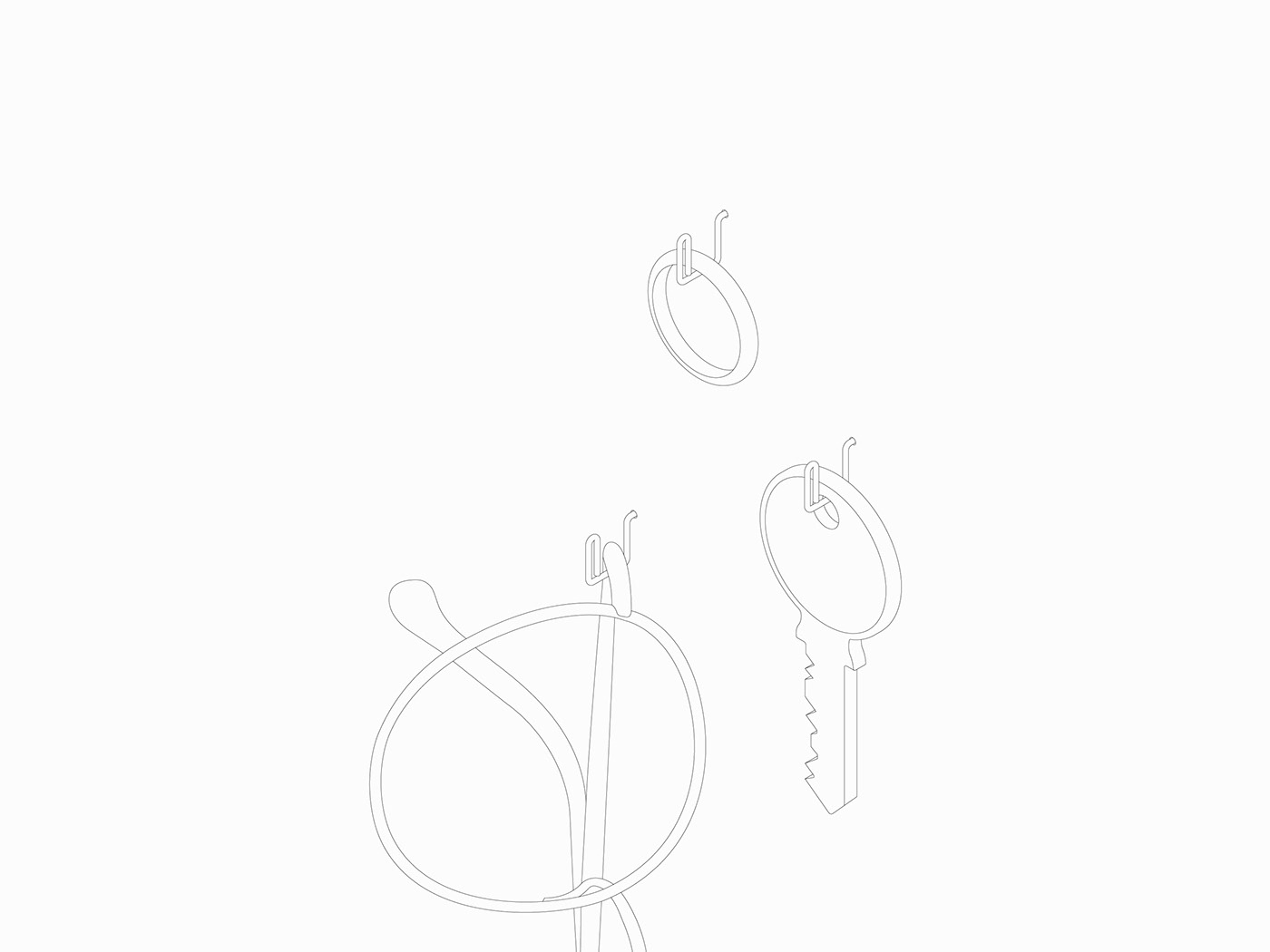 PLI Wall Hook，wall hook，a hook，Housewear & Furnishings，