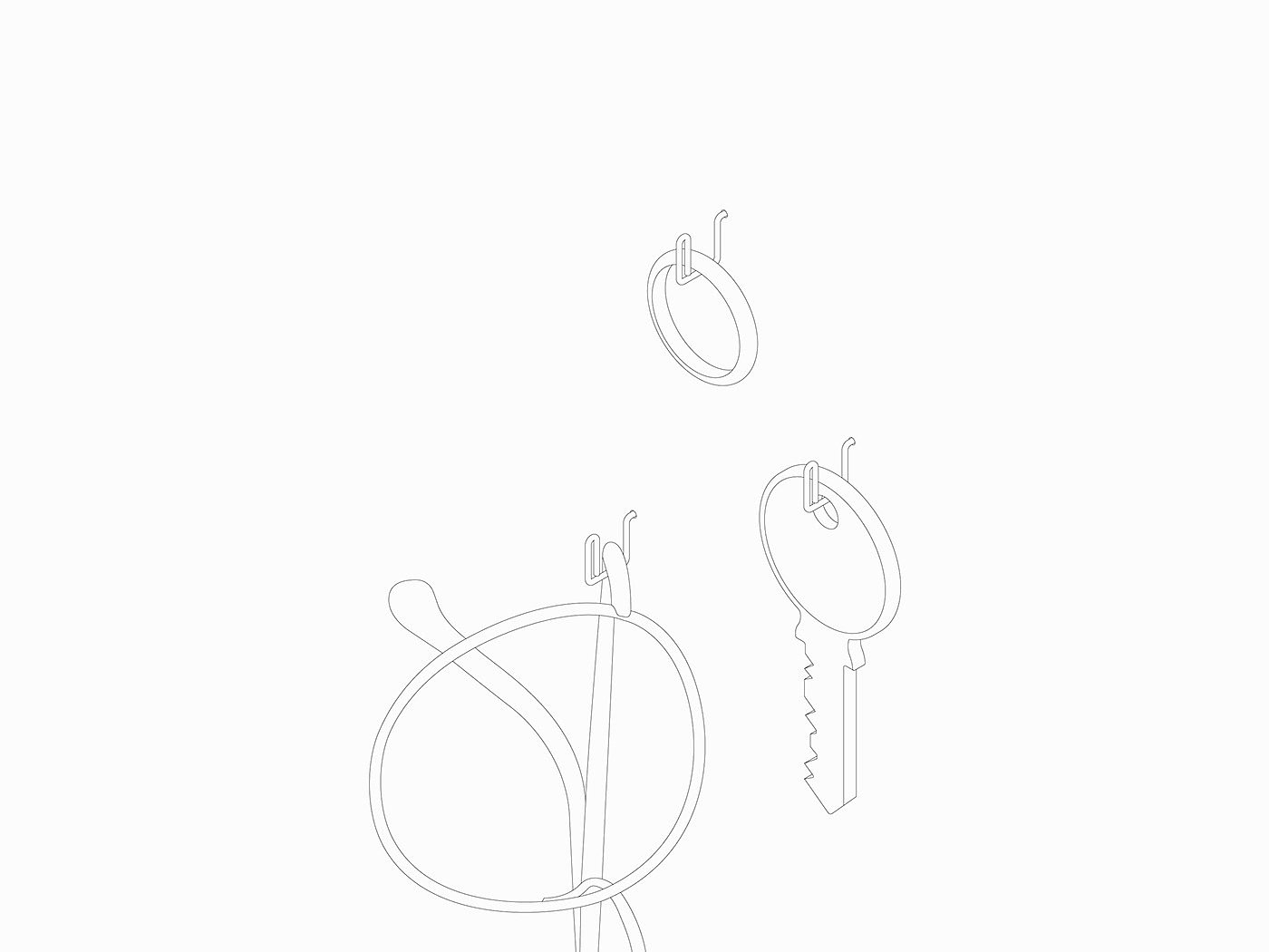 PLI Wall Hook，wall hook，a hook，Housewear & Furnishings，