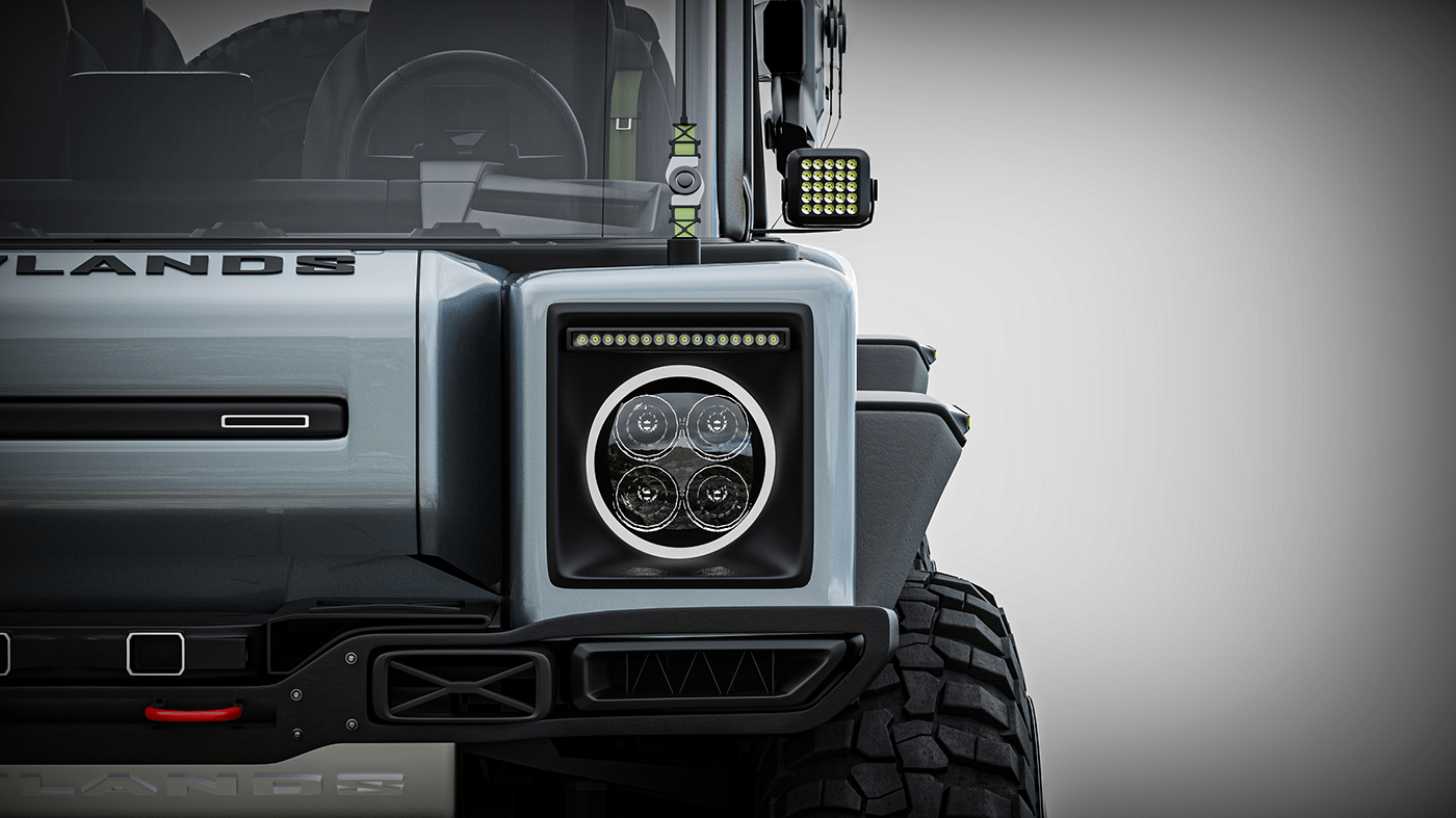 Off-road vehicle，conceptual design，open car，