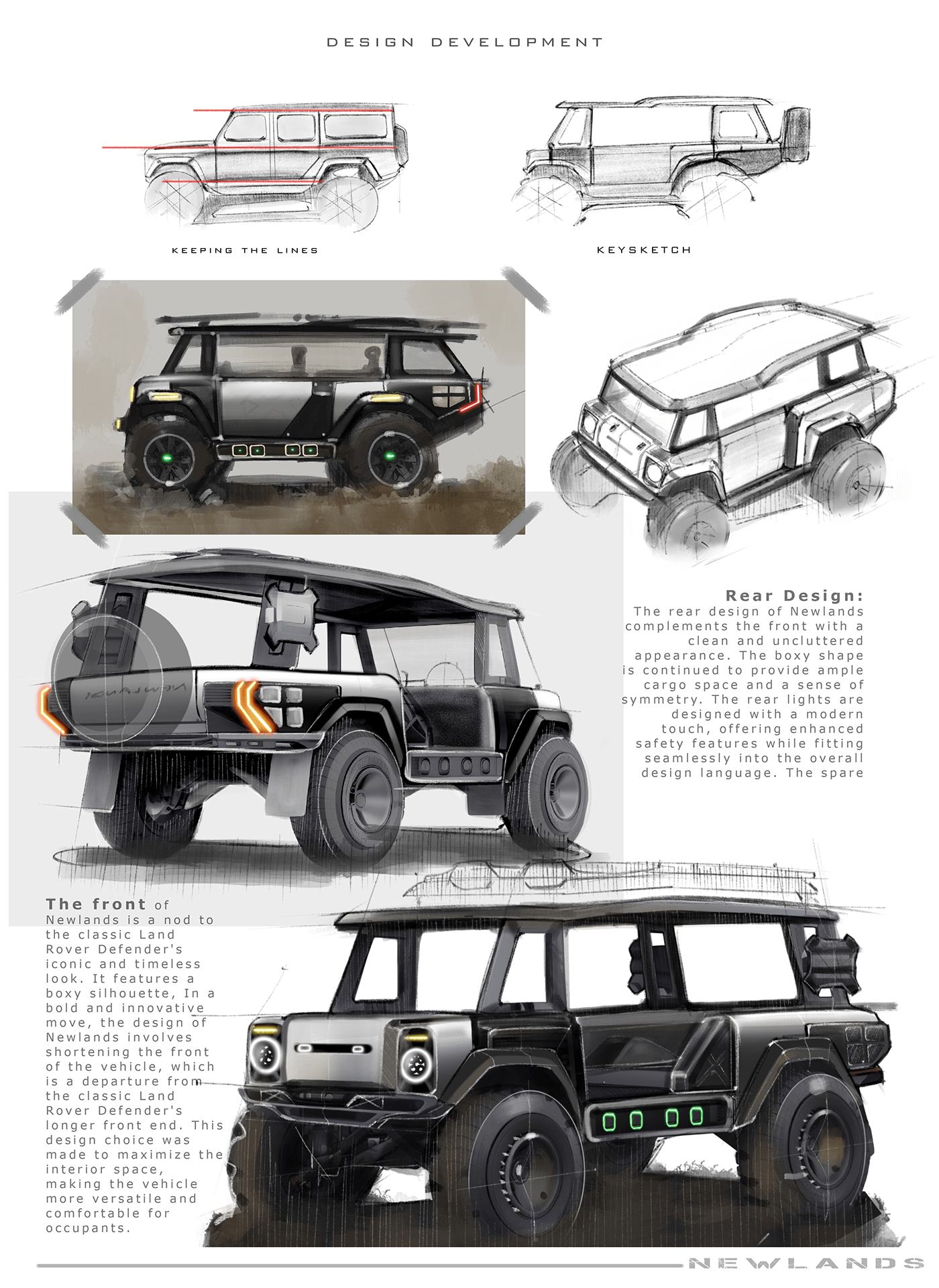 Off-road vehicle，conceptual design，open car，