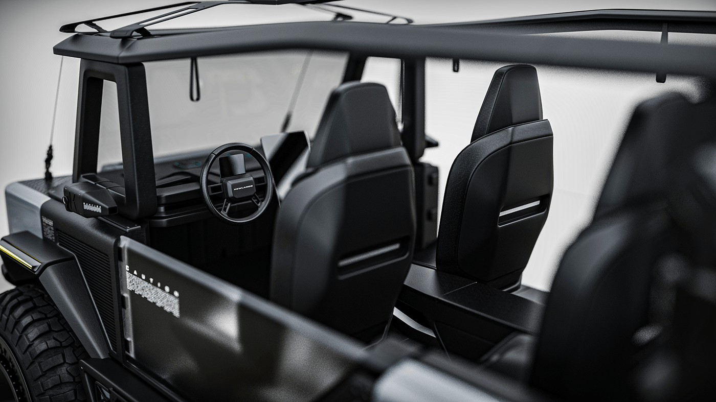 Off-road vehicle，conceptual design，open car，