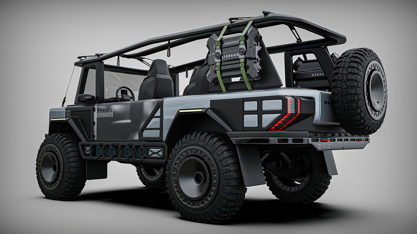 Off-road vehicle，conceptual design，open car，
