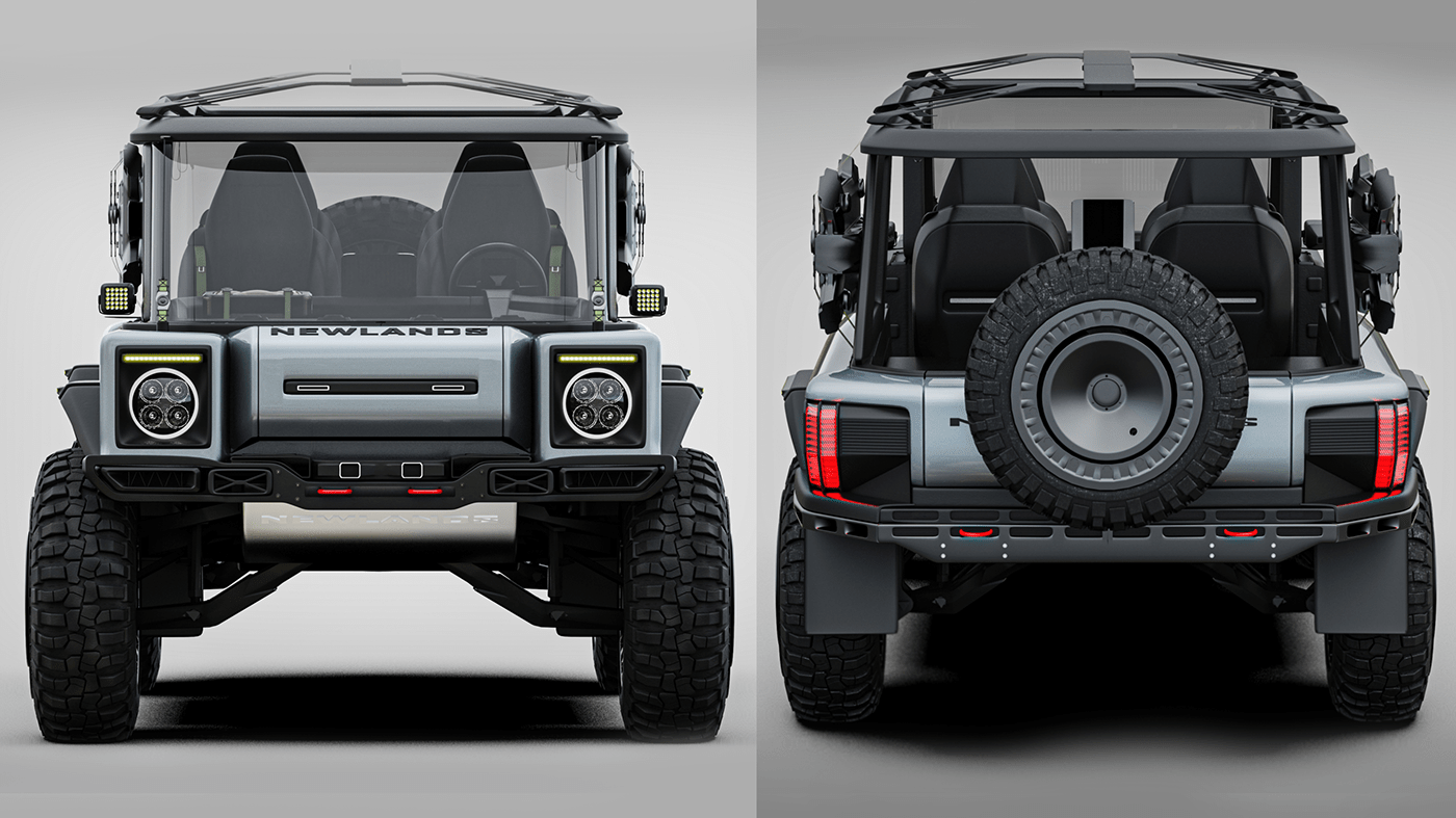 Off-road vehicle，conceptual design，open car，