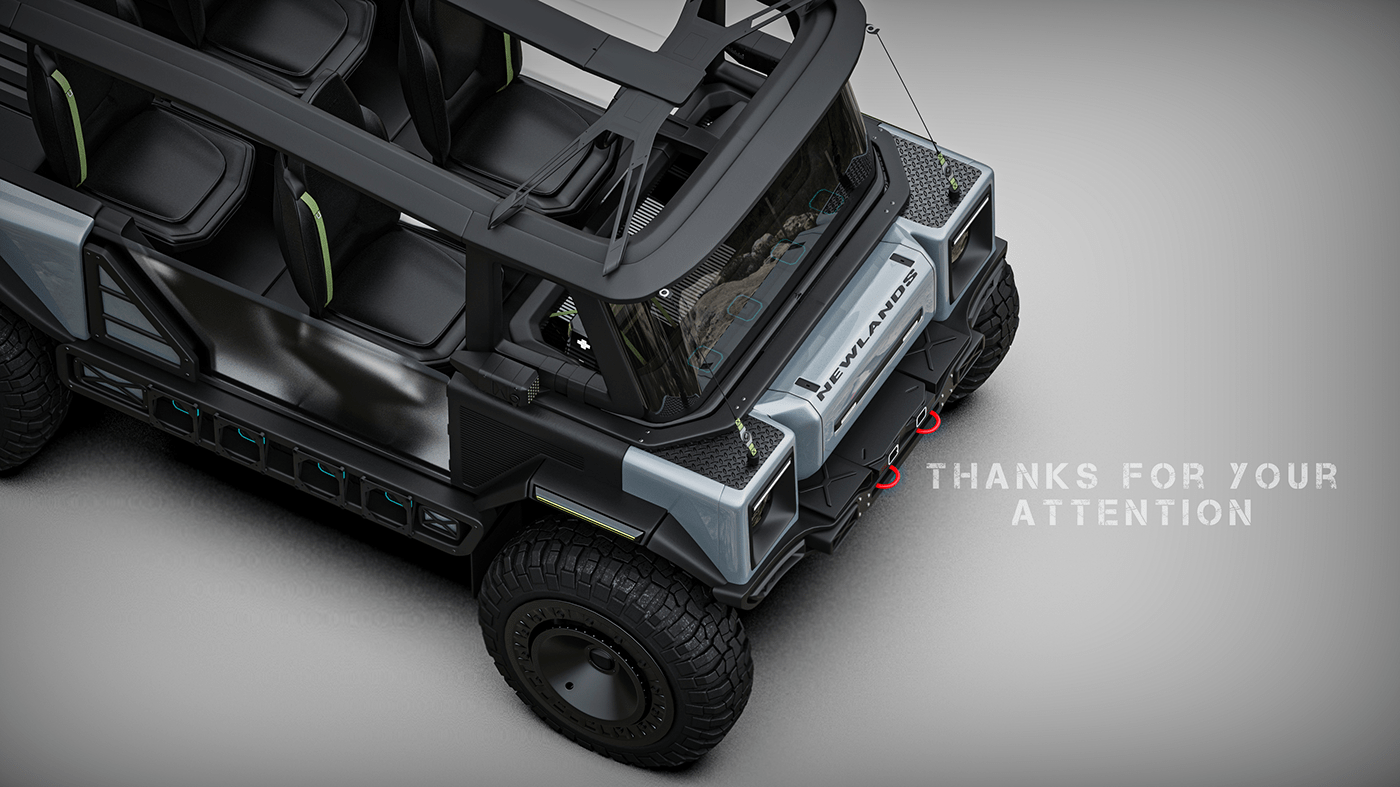 Off-road vehicle，conceptual design，open car，