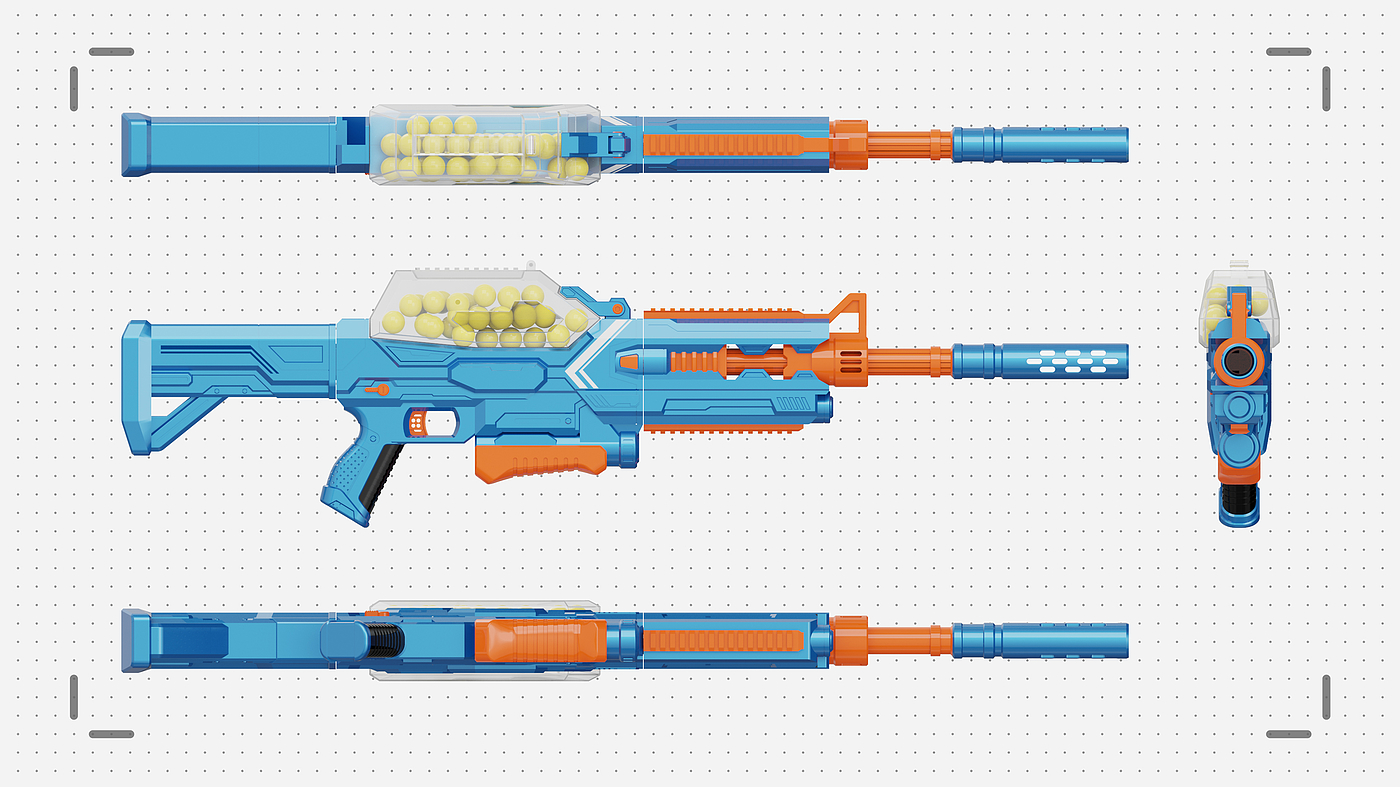 Toys，toy gun，Toy design，gun，Soft bullet gun，