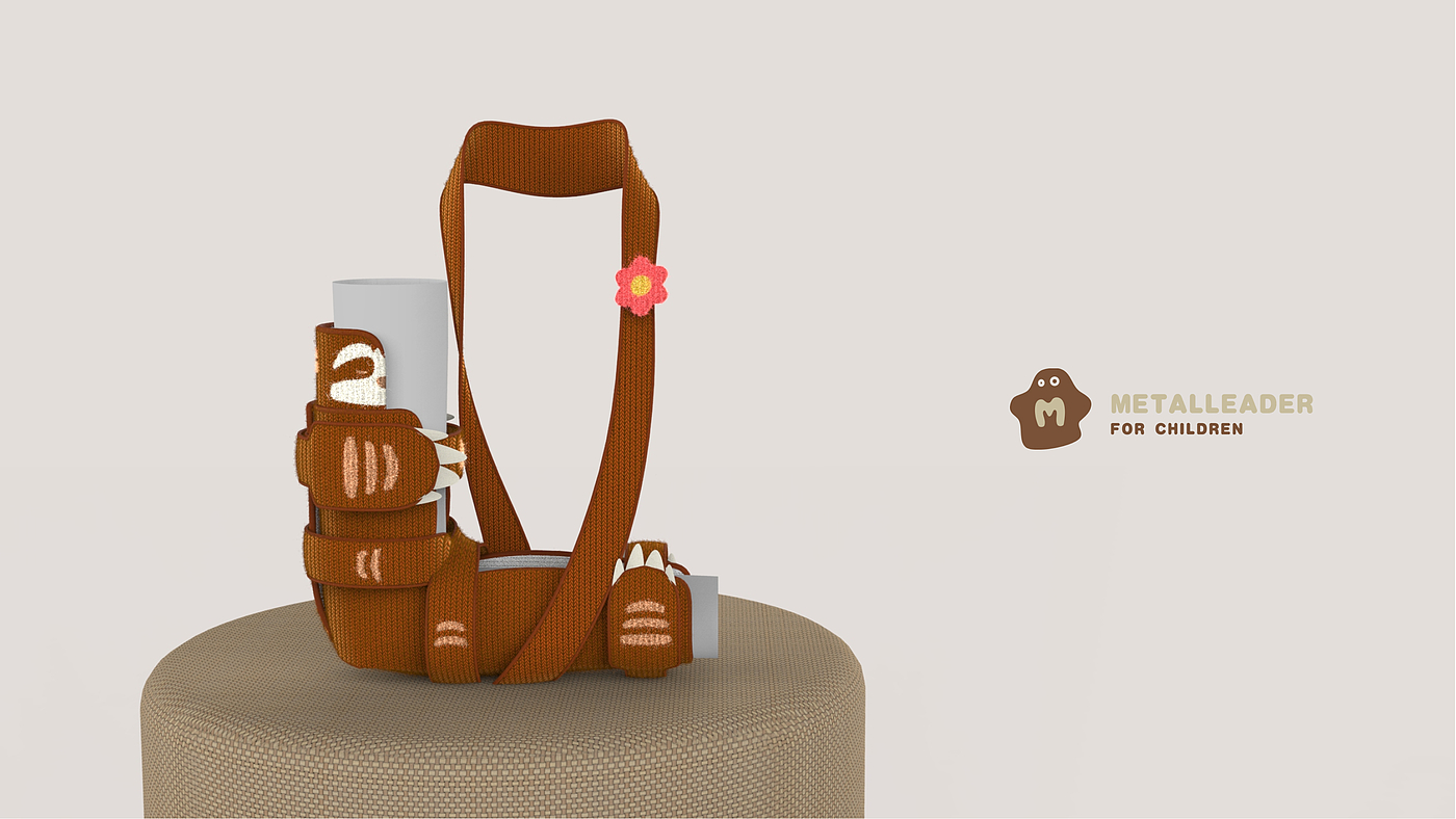 children，brace，fracture，Emotional design，Cute fun，