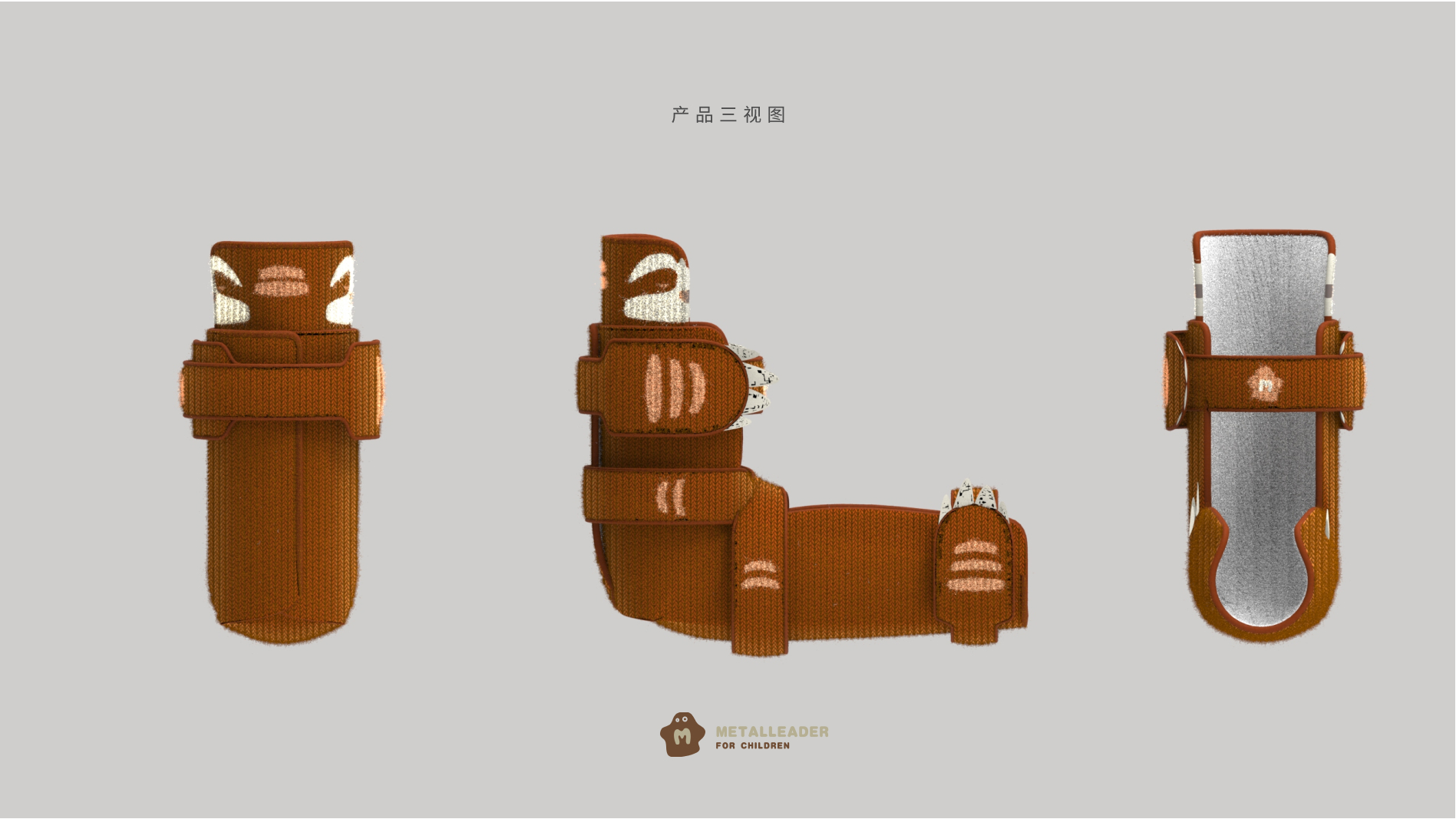 children，brace，fracture，Emotional design，Cute fun，