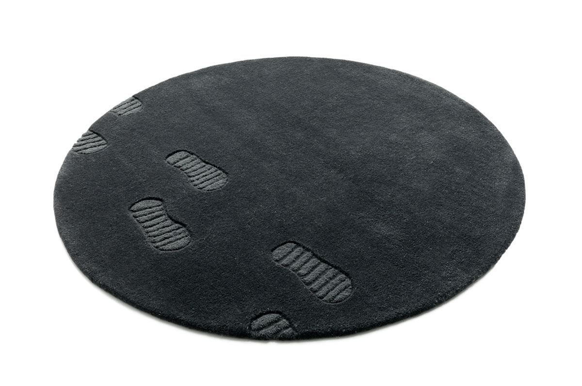 carpet，footprint，Car print，cloth，grassland，Snow，green，white，brown，black，Round carpet，Plush，Brain hole，originality，interest，villus，pure cotton，