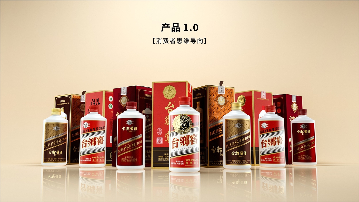 Liquor Package Design，Baijiu design company，Gu Yi design，Taixiang cellar，Design of White Wine Bottle，