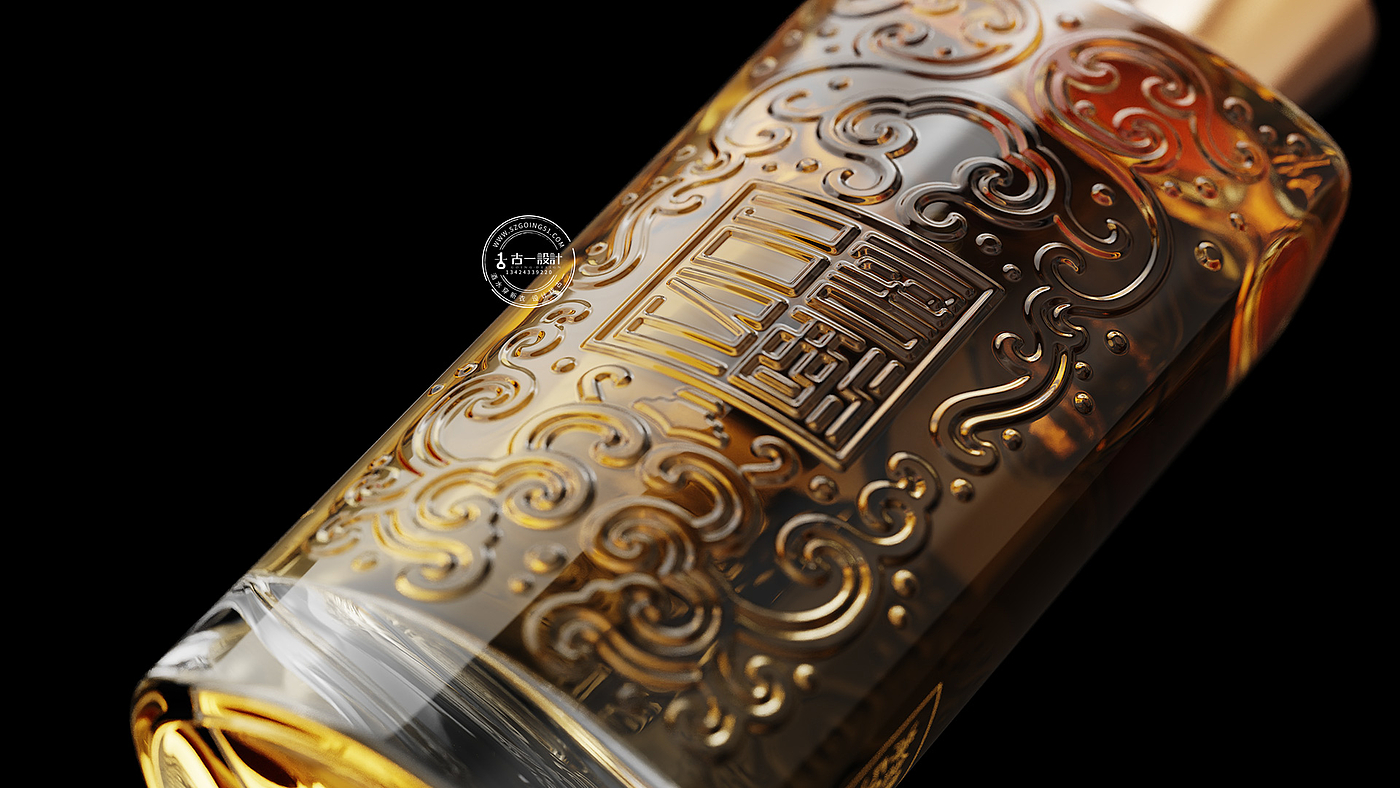 Liquor Package Design，Baijiu design company，Gu Yi design，Taixiang cellar，Design of White Wine Bottle，