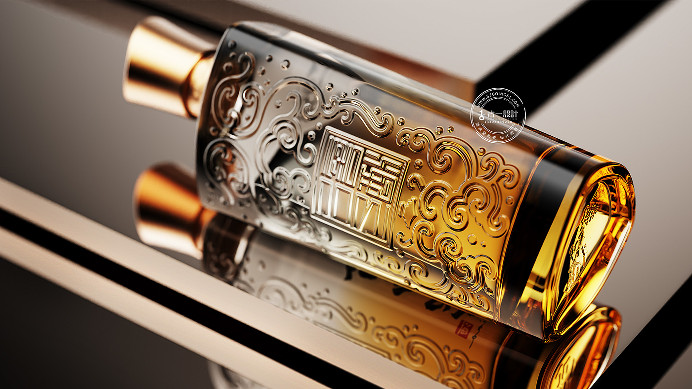 Liquor Package Design，Baijiu design company，Gu Yi design，Taixiang cellar，Design of White Wine Bottle，