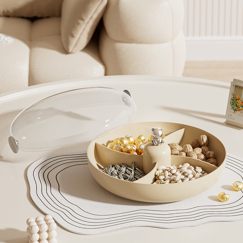 Dried fruit tray，Candy tray，Candy box，Dried fruit box，New Year Candy Box，Snack Candy Plate，Light Luxury Candy Box，New Chinese Fruit Plate，