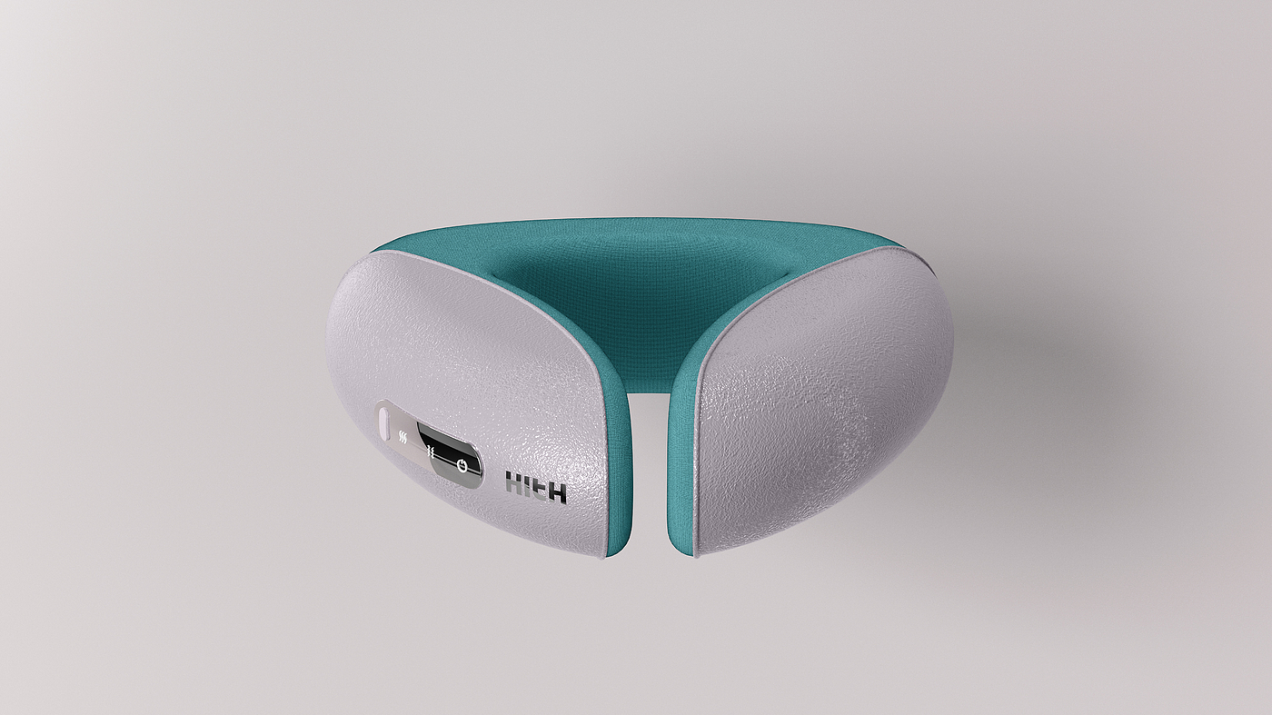 Shoulder and neck massage，massage hot compress，Ergonomics，