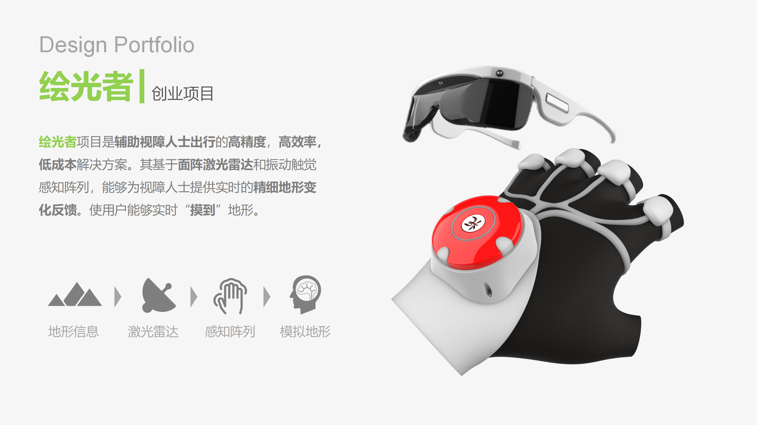 Lidar，Accessories for the Visually Impaired，Terrain Awareness，tactile perception，