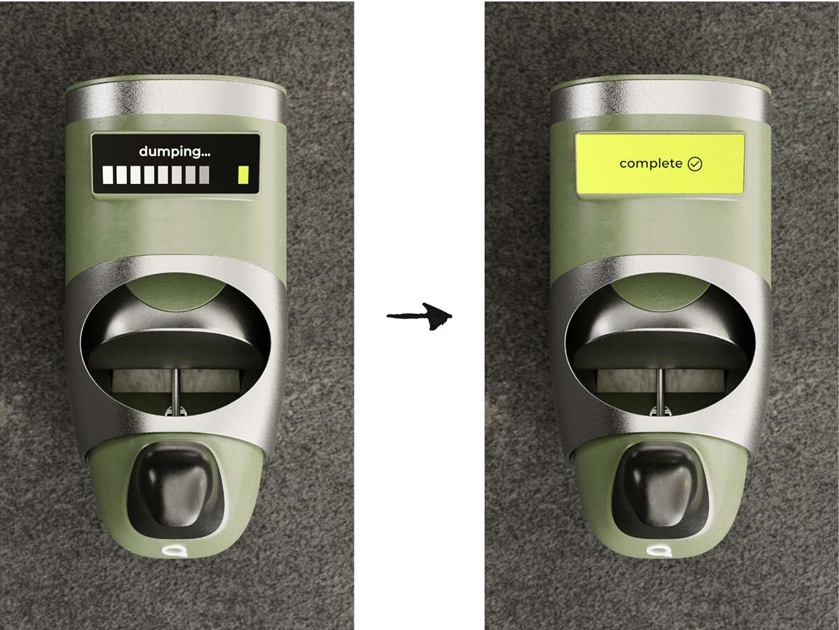 Qua，Intelligent trash can system，Urban public facilities，originality，