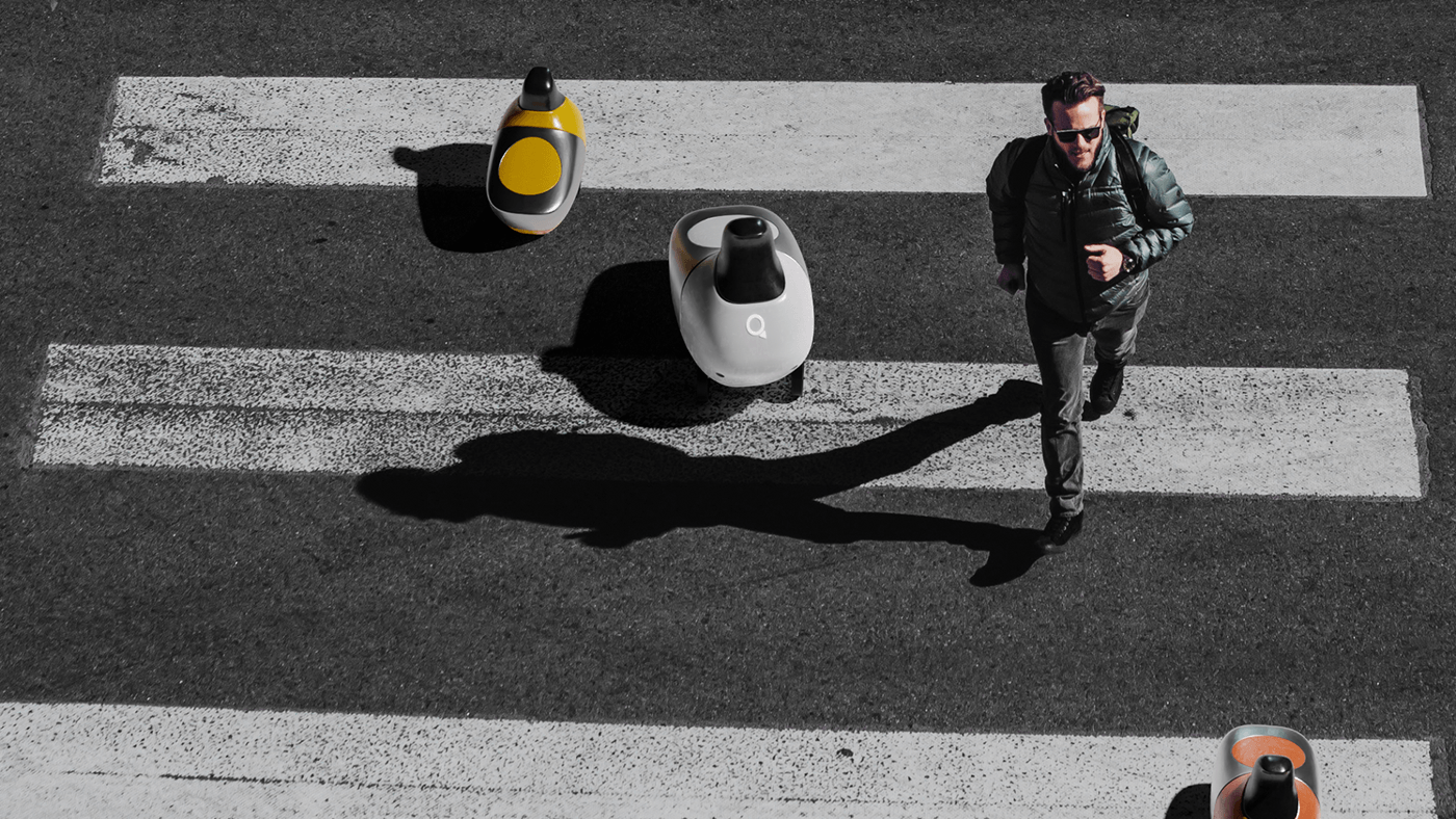 Qua，Intelligent trash can system，Urban public facilities，originality，