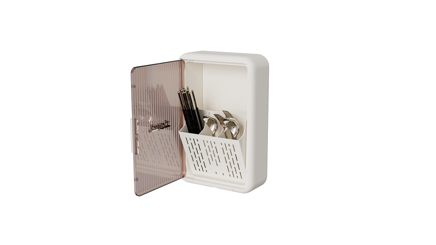 wall-mounted chopsticks cage，kitchenware，Chopstick cage，Wall hanging，industrial design，