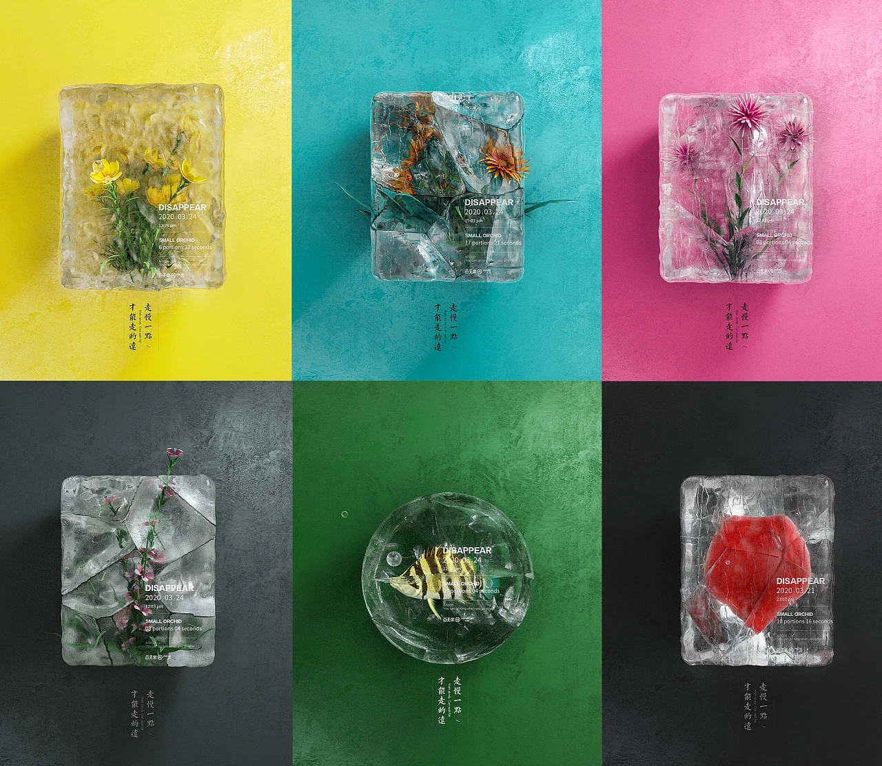 Ice cube rendering，three-dimensional，graphic design ，c4d，