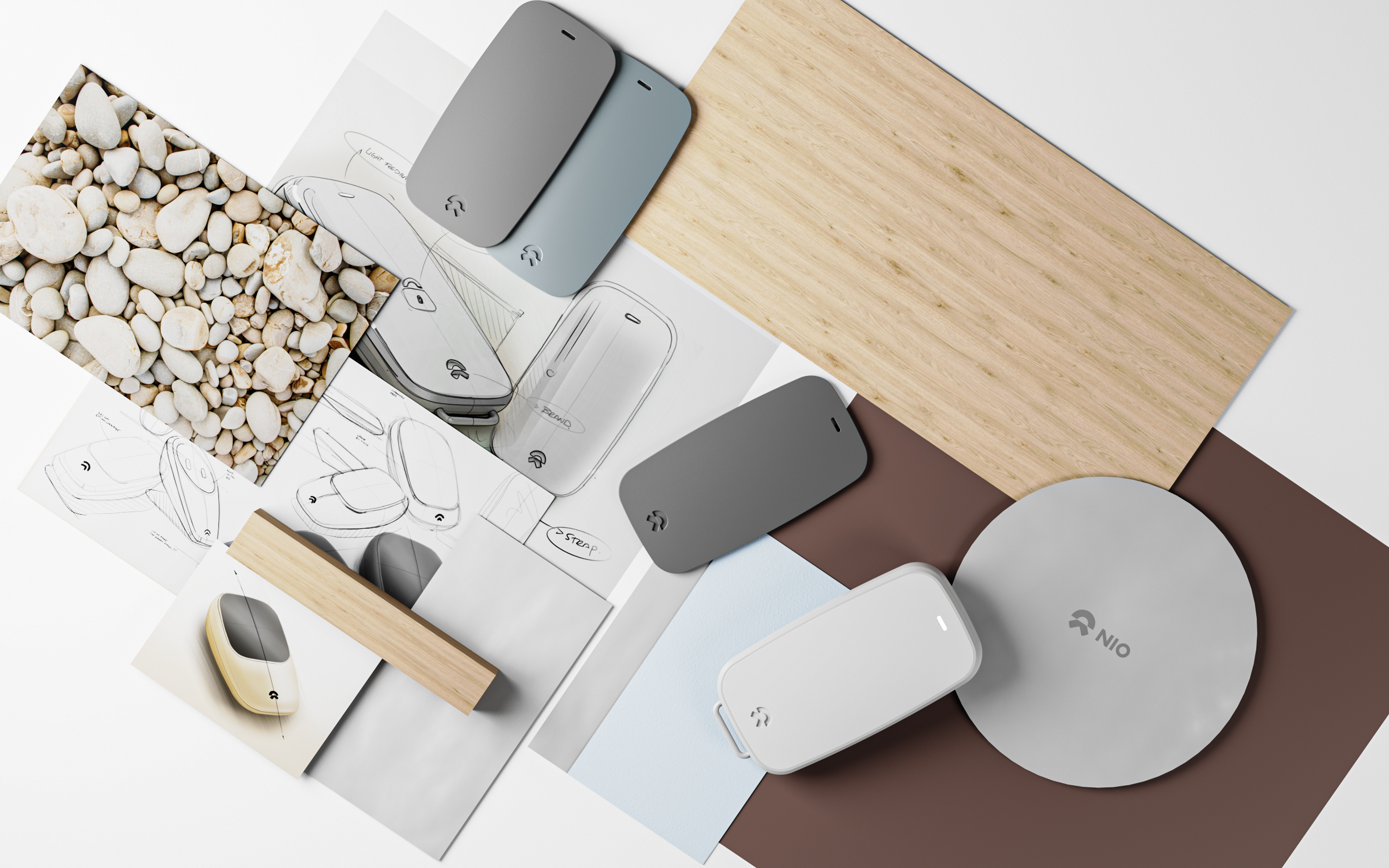 Wei Lai，Key buckle，Interaction design，