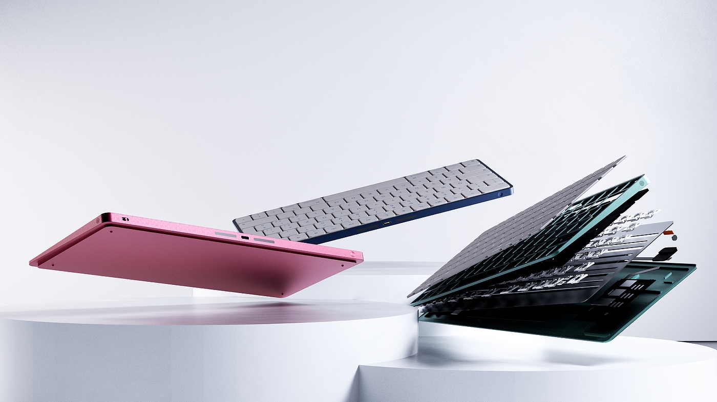 product design，keyboard，industrial design，product，design，keyboard，3D model，