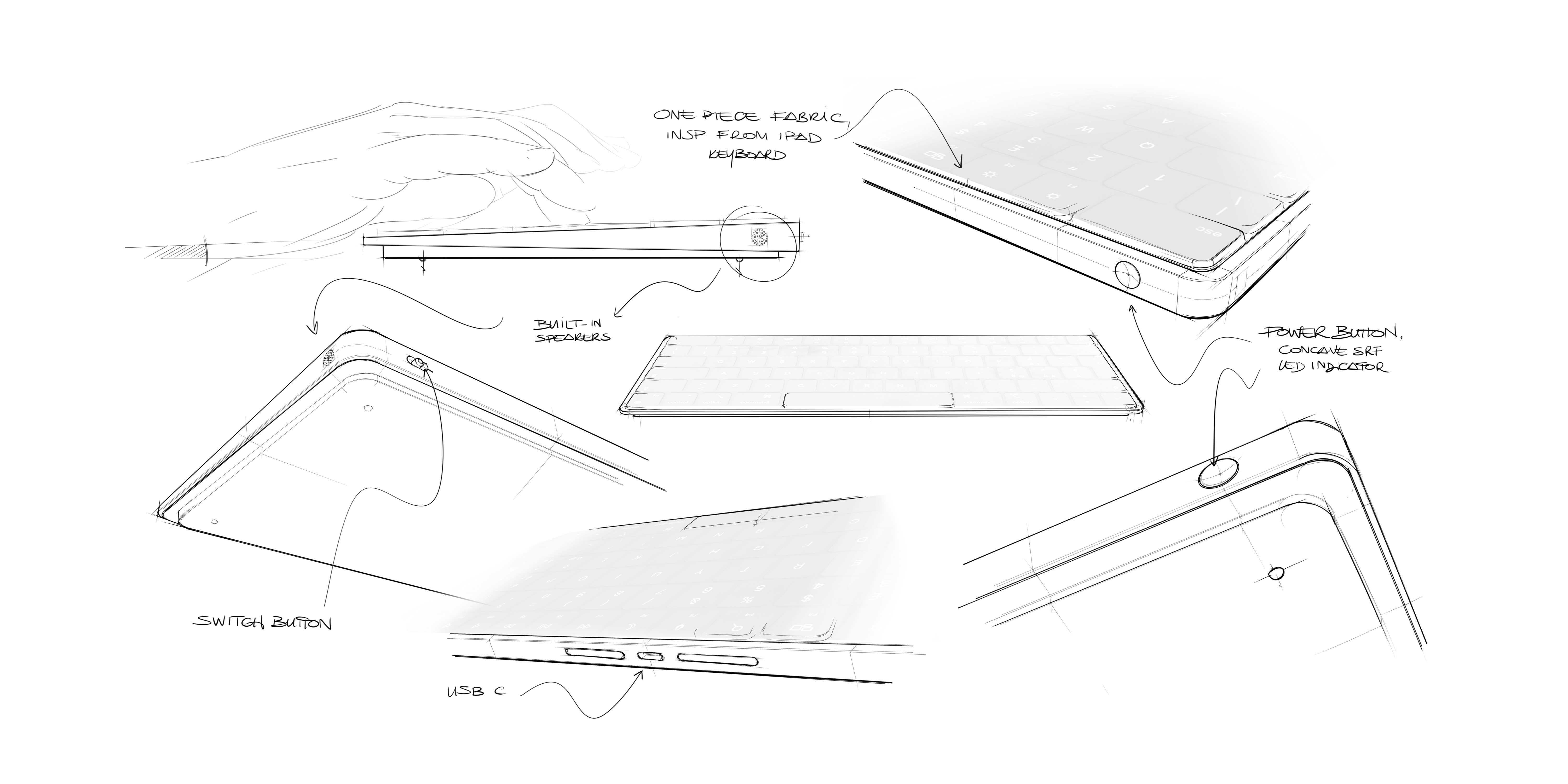 product design，keyboard，industrial design，product，design，keyboard，3D model，