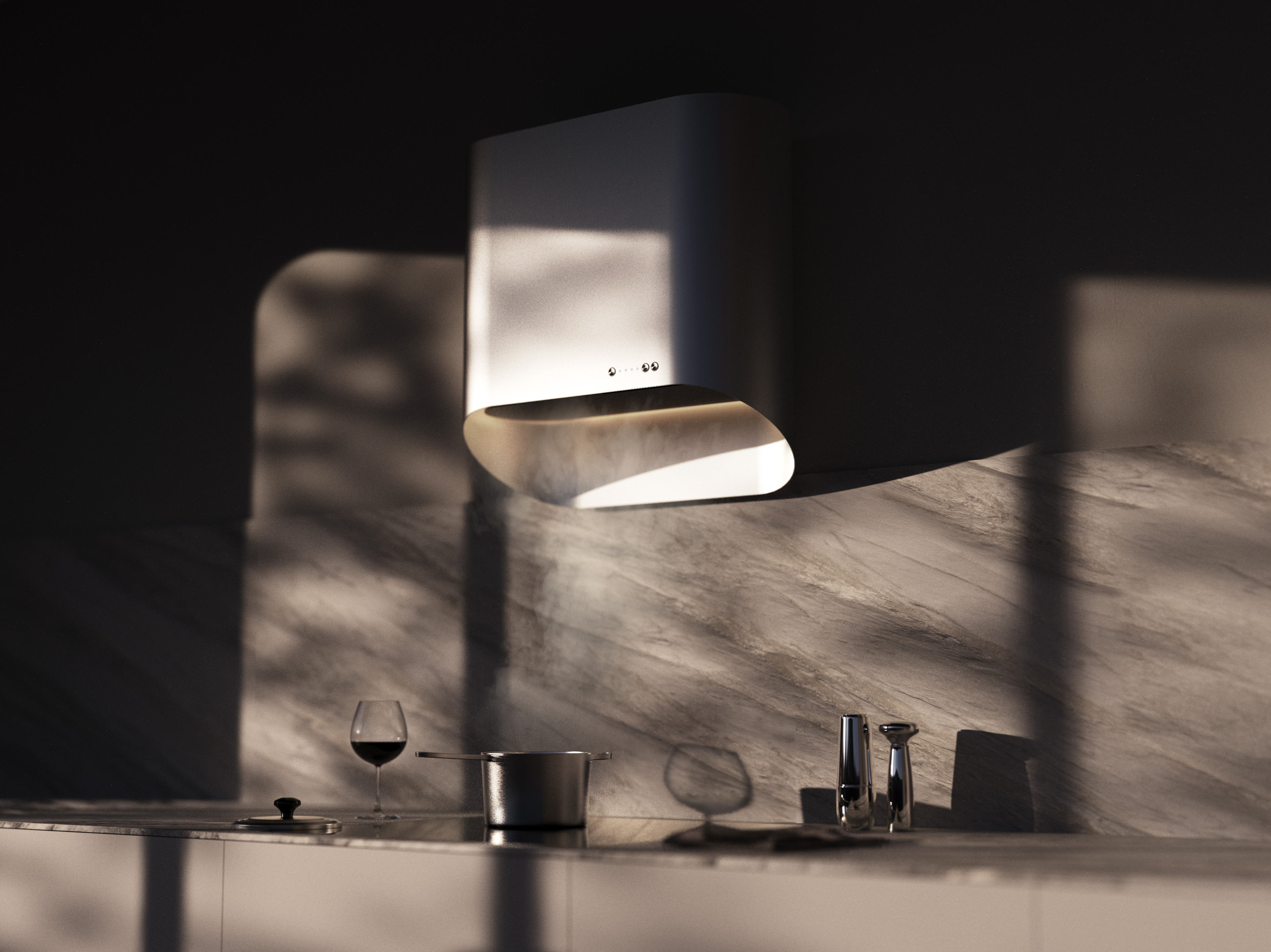 Simplicity，Smoke lampblack machine，practical，multi-function，