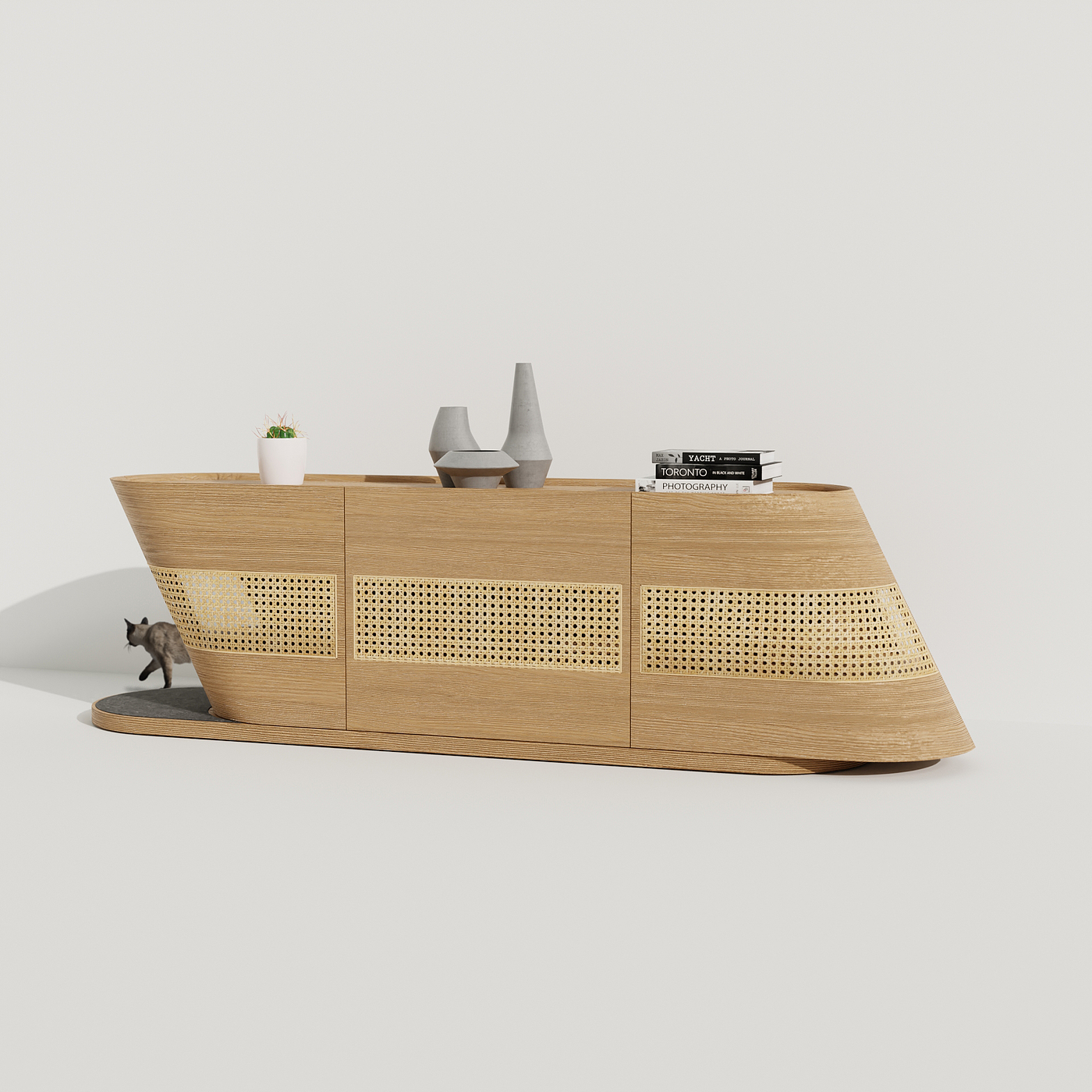 Console，furniture，space，