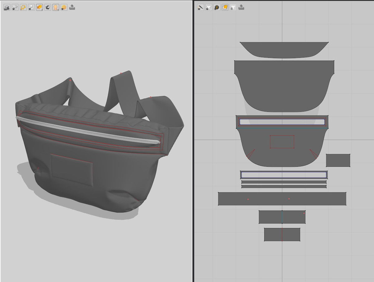 Tramp Bag，product design，Props package，3d，