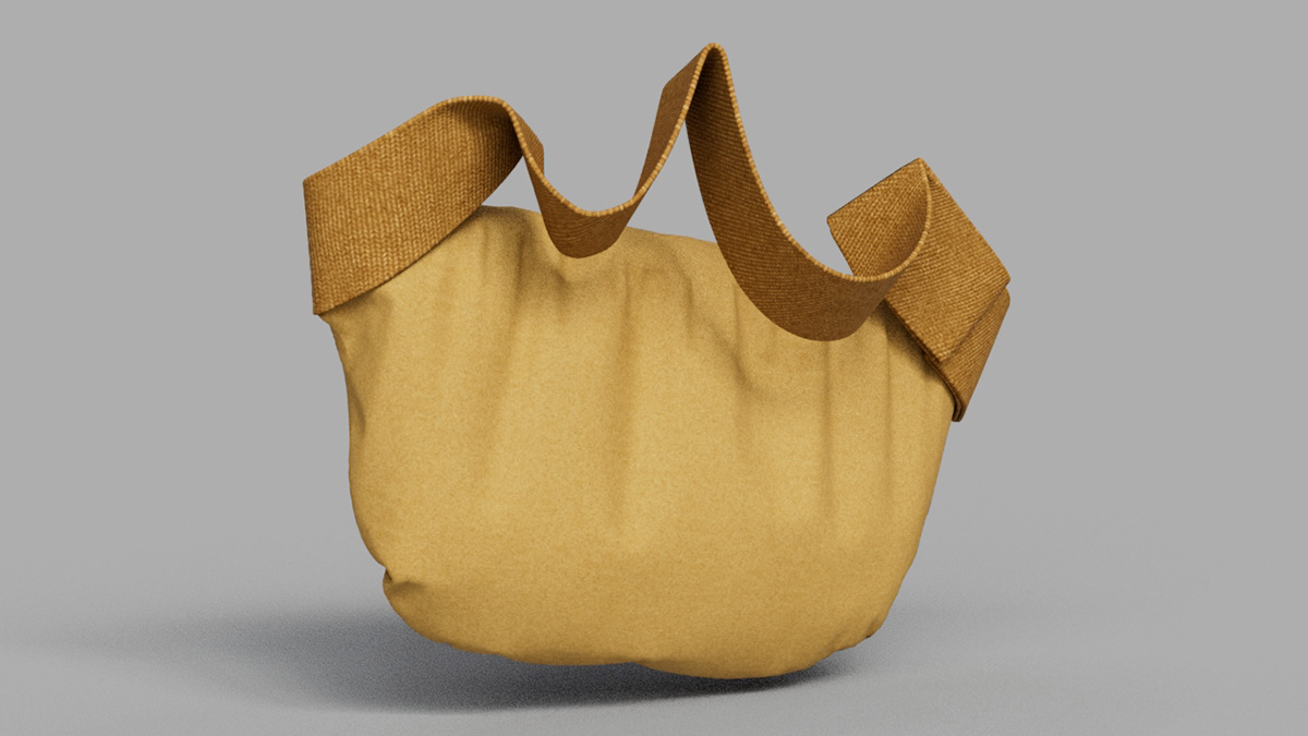 Tramp Bag，product design，Props package，3d，