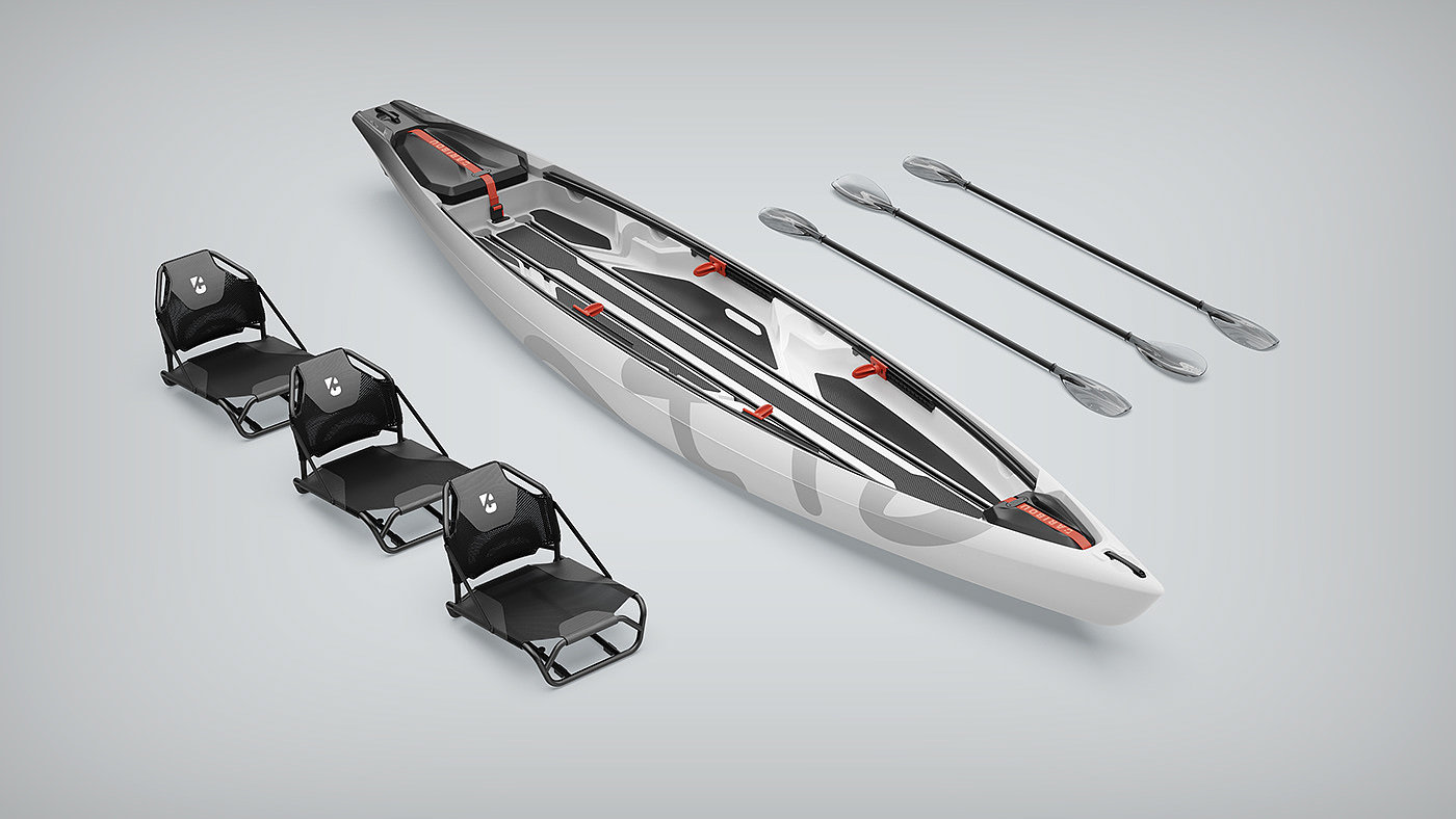 Kayak，industrial design，Transportation design，Caribou Antia，
