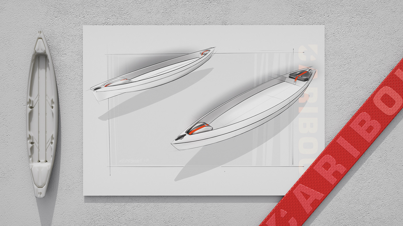 Kayak，industrial design，Transportation design，Caribou Antia，