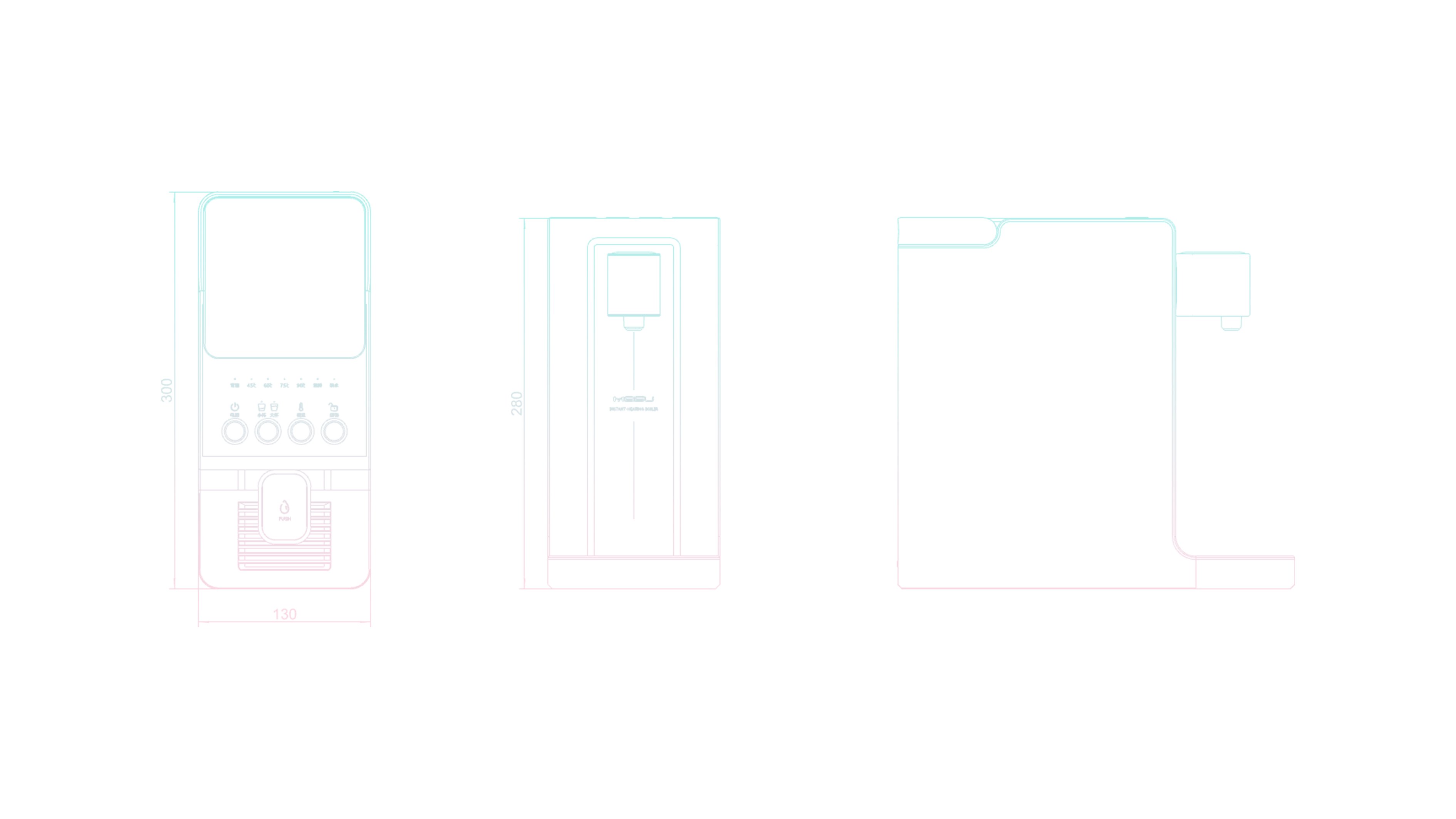 Water machine，industrial design，record，