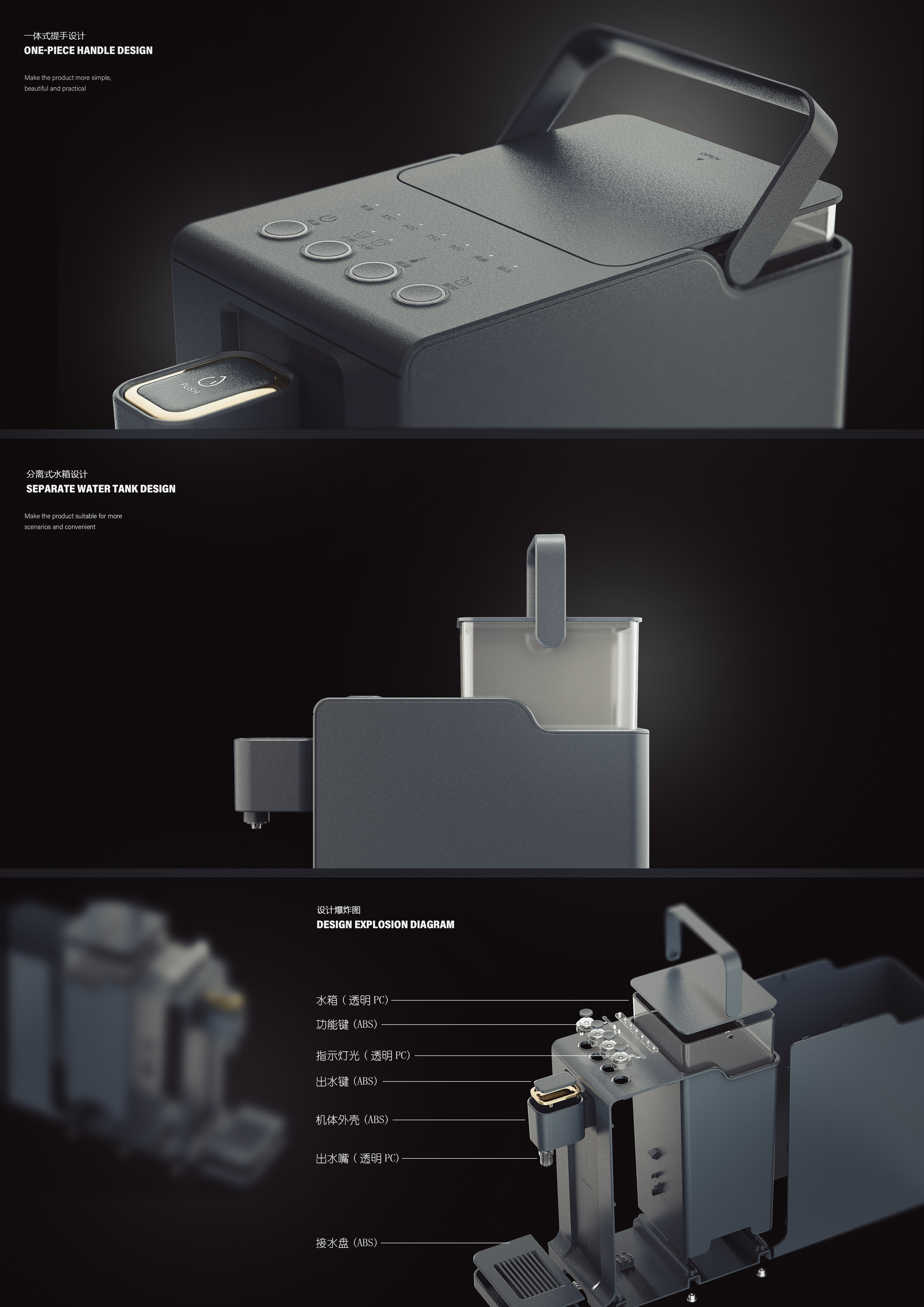 Water machine，industrial design，record，
