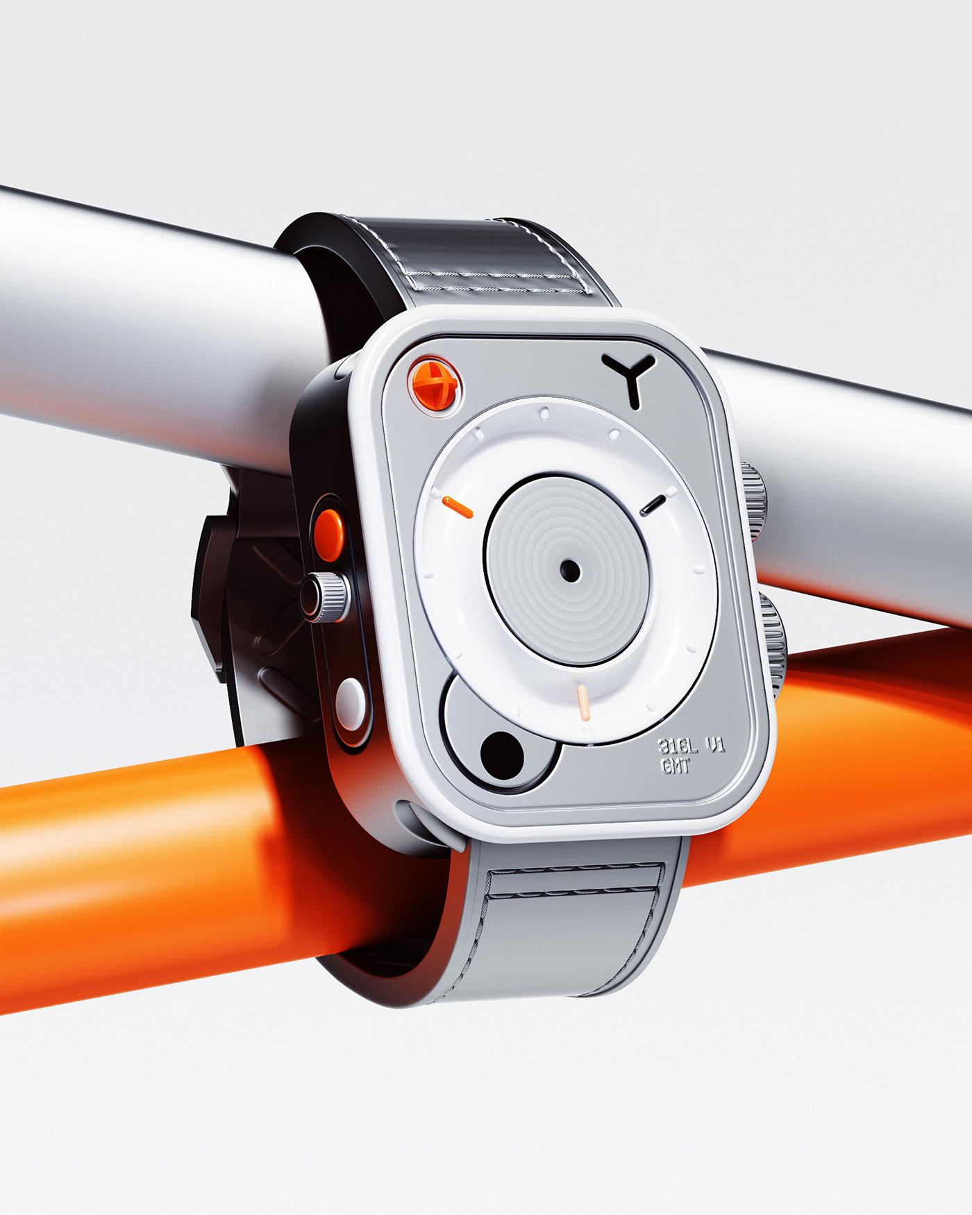 Render，aggregate，Cinema 4D Blender，Wrist watch，PSP，