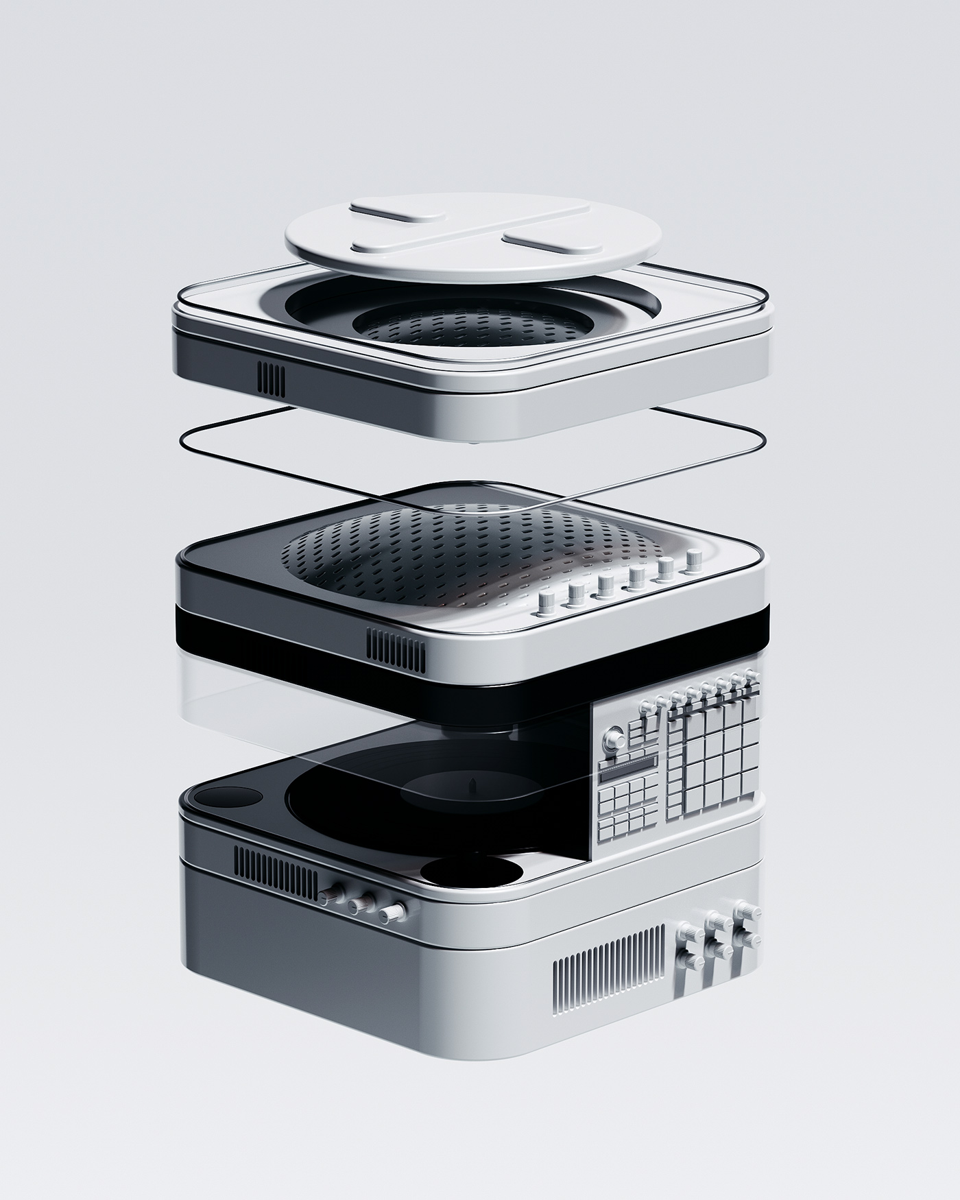 Render，aggregate，Cinema 4D Blender，Wrist watch，PSP，