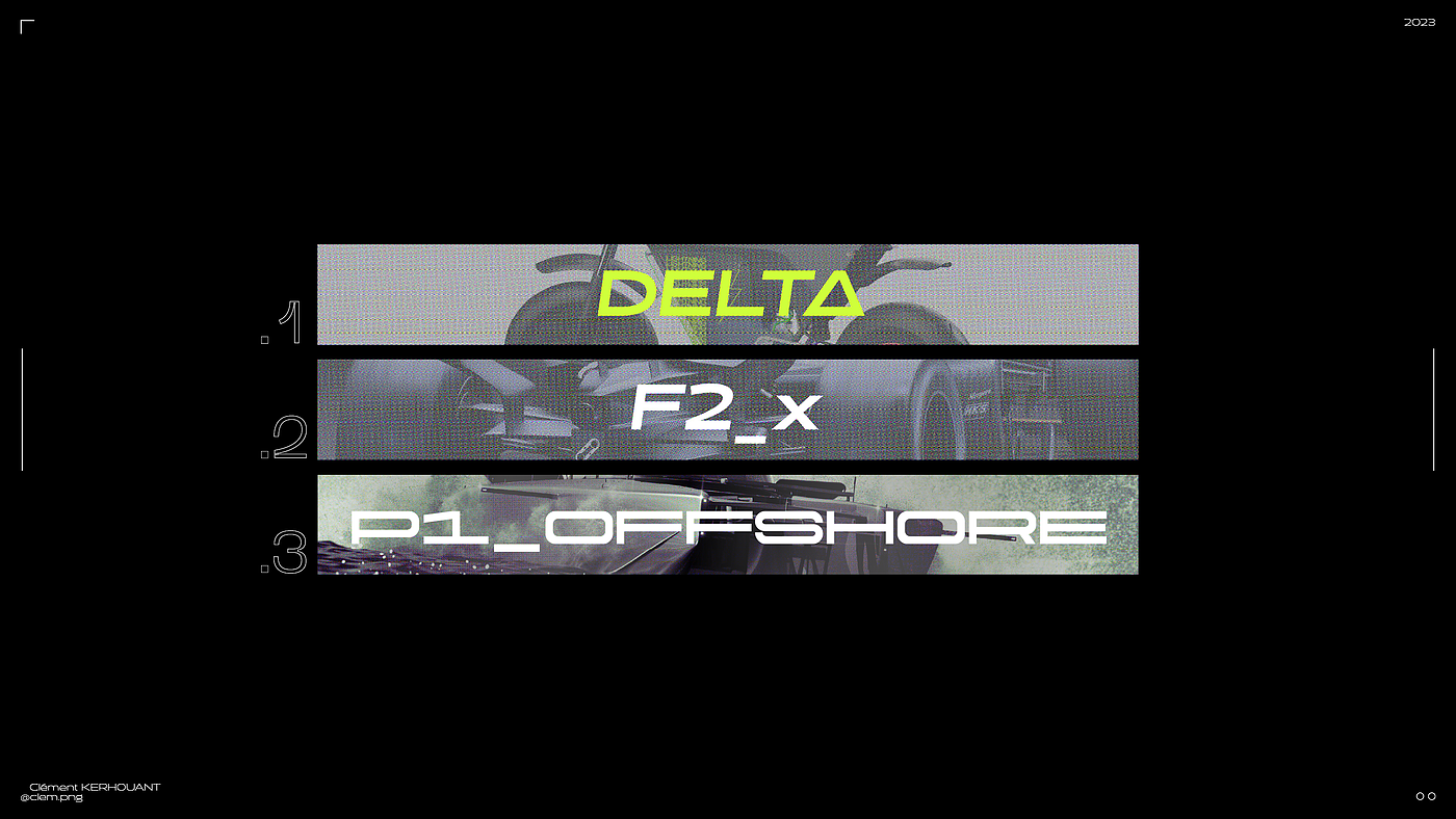 delta，F2_X，P1，transport，Collection of works of foreign designers，