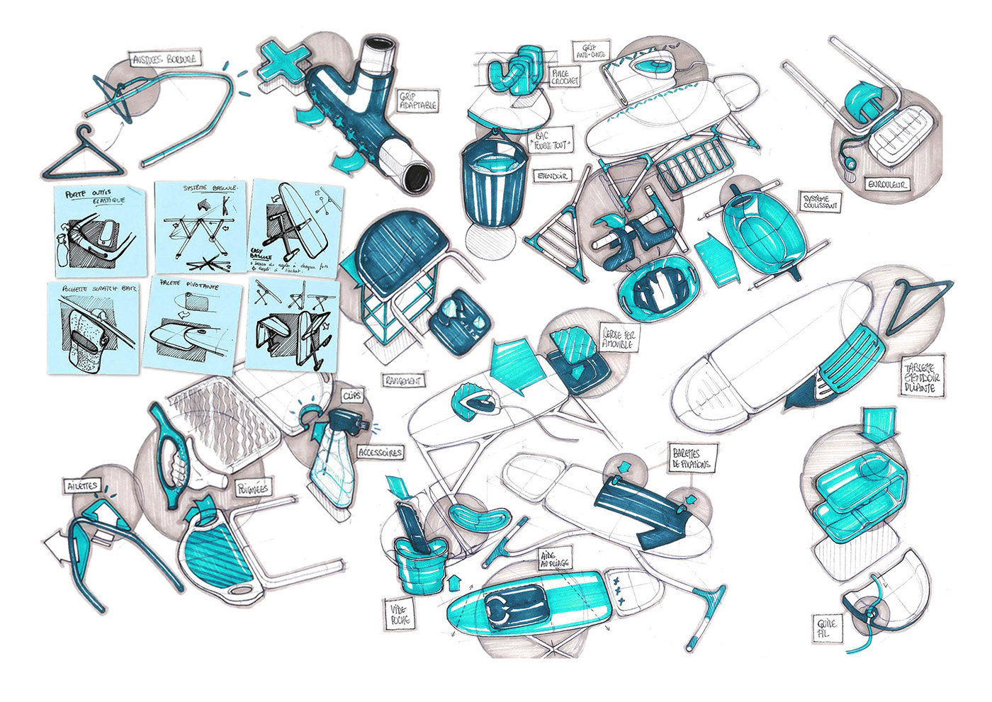 Clindo，Easy to operate，Ironing board，