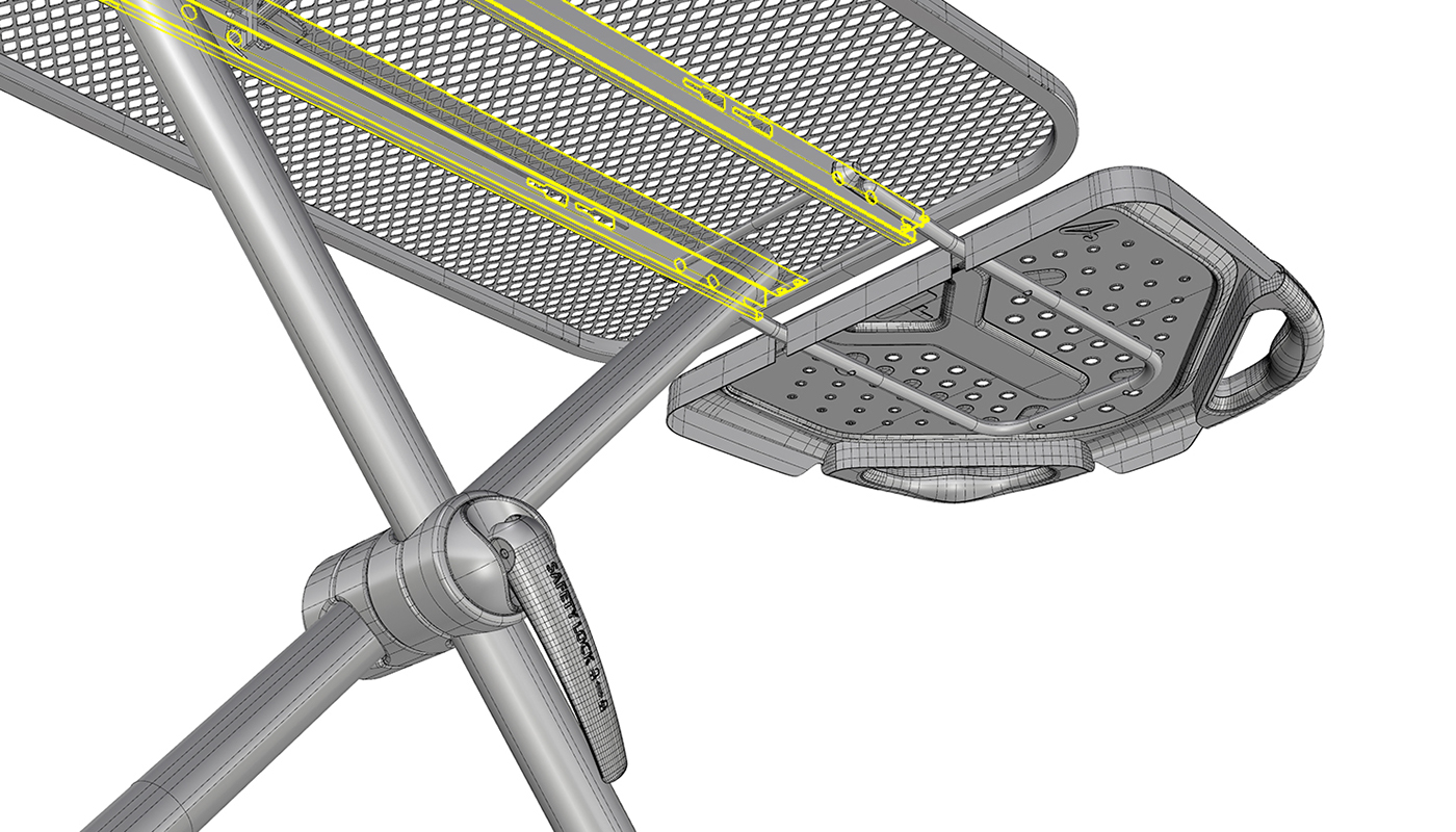 Clindo，Easy to operate，Ironing board，