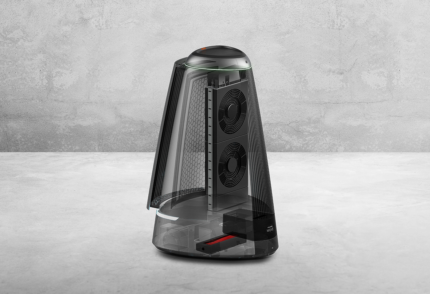 product design，concept，MOVE，Smart Mobile Cleaner，