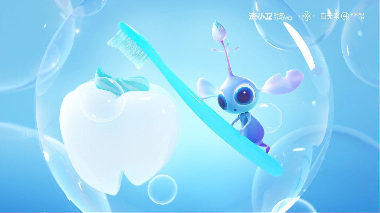 Role design，Shenzhen Health Commission，IP image design，c4d，