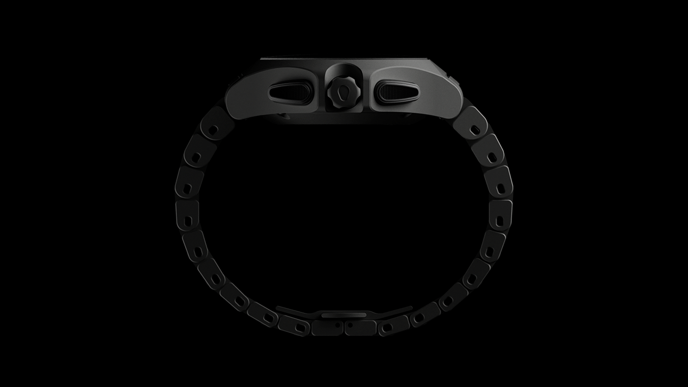 Wrist watch，Render，Moonshot，Chronograph，Isotope，