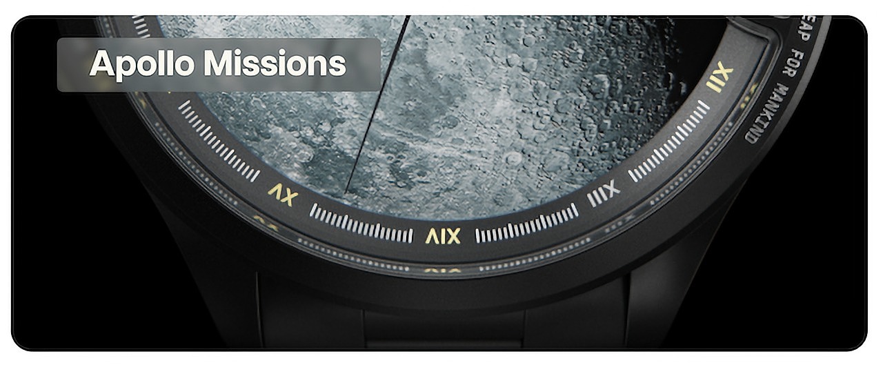 Wristwatch，product design，Interstellar Moon 1622，