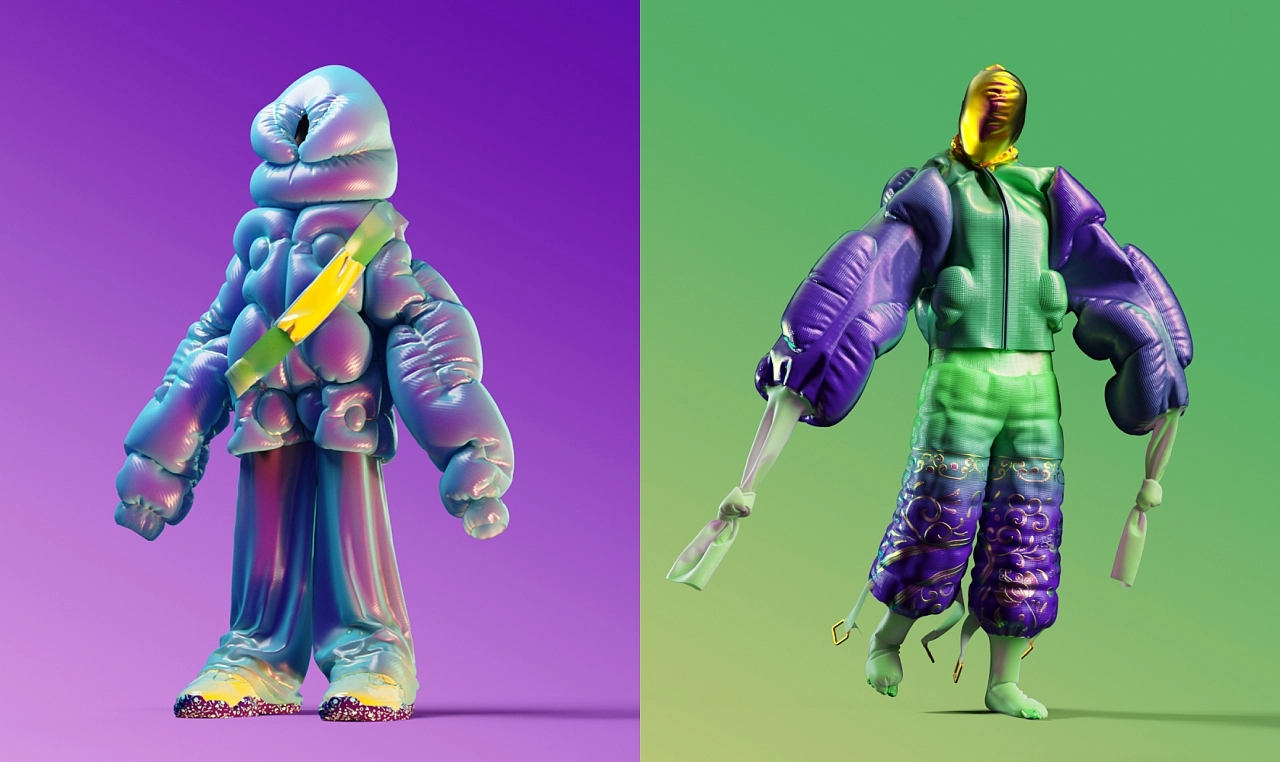 three-dimensional，Virtual clothing，MD，c4d，